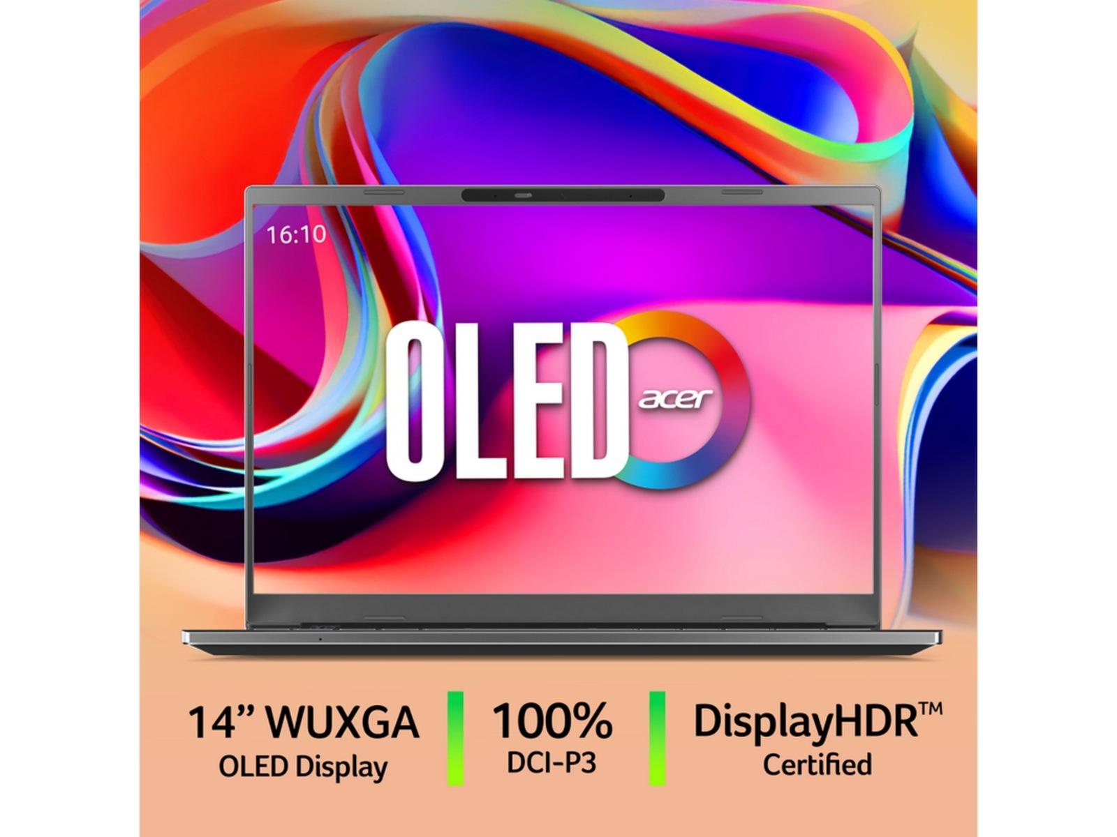 Acer Aspire 14 AI 14" WUXGA OLED Copilot+ PC Datorer - Bärbara / laptop