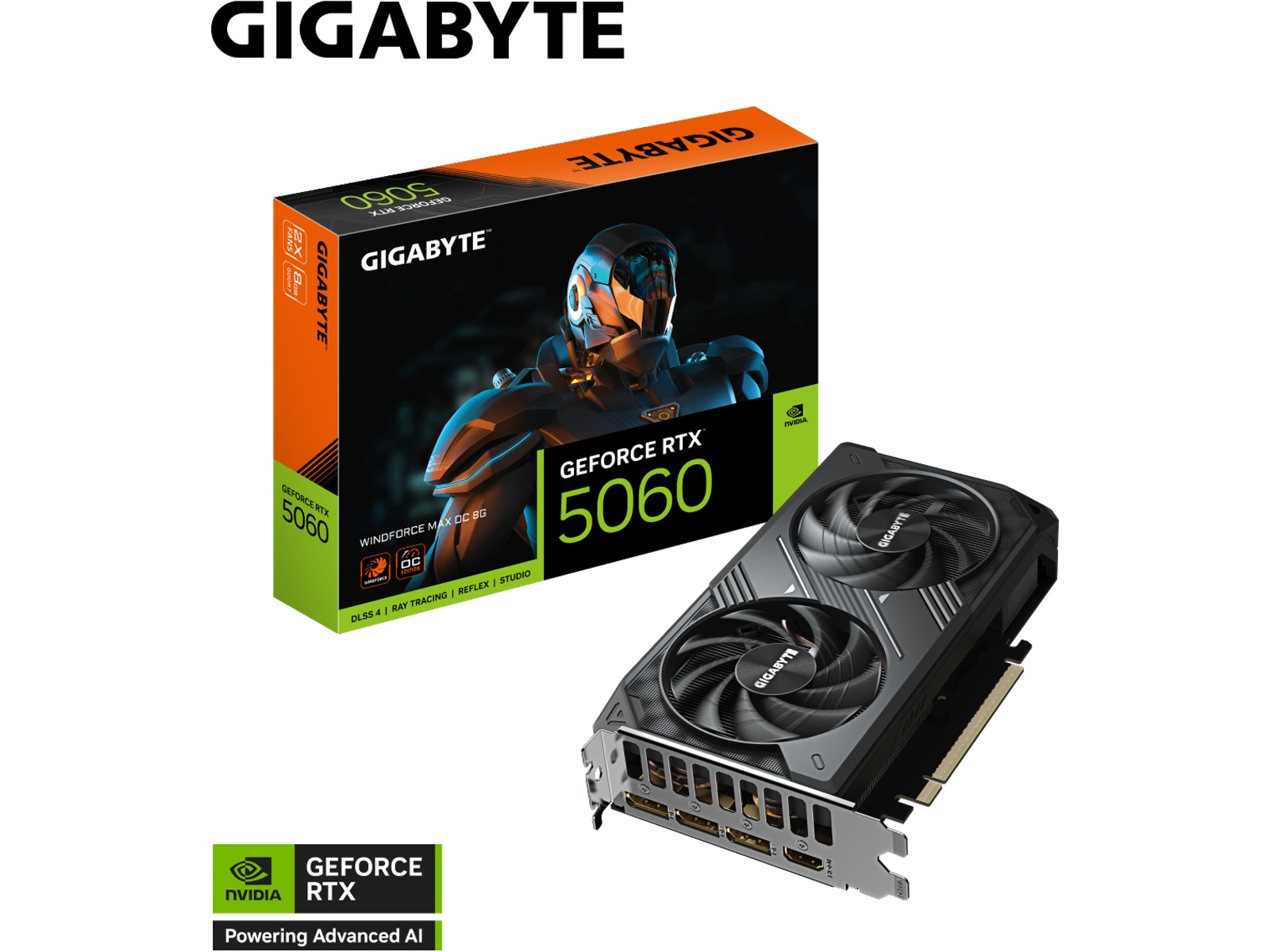 Gigabyte GeForce RTX 5060 Winforce Max OC Grafikkort