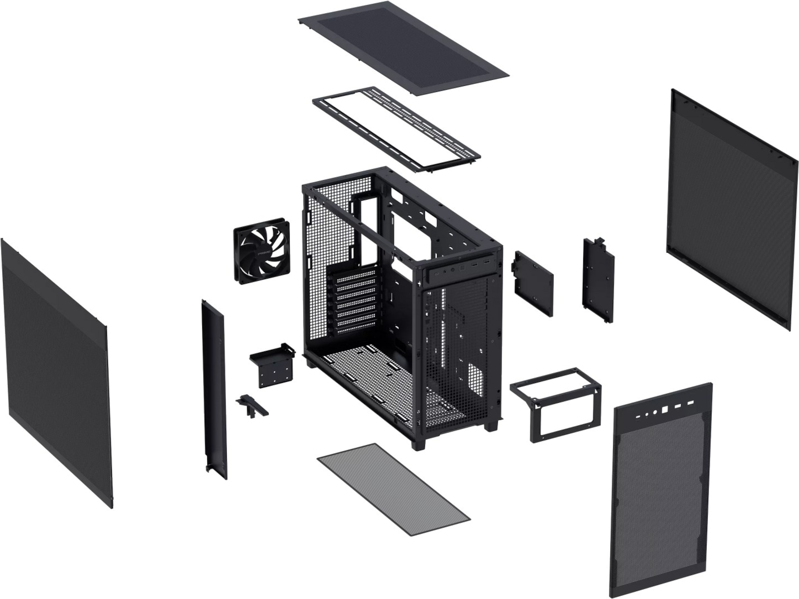 Asus Prime AP303 MESH Mid Tower (sort) Midi tower
