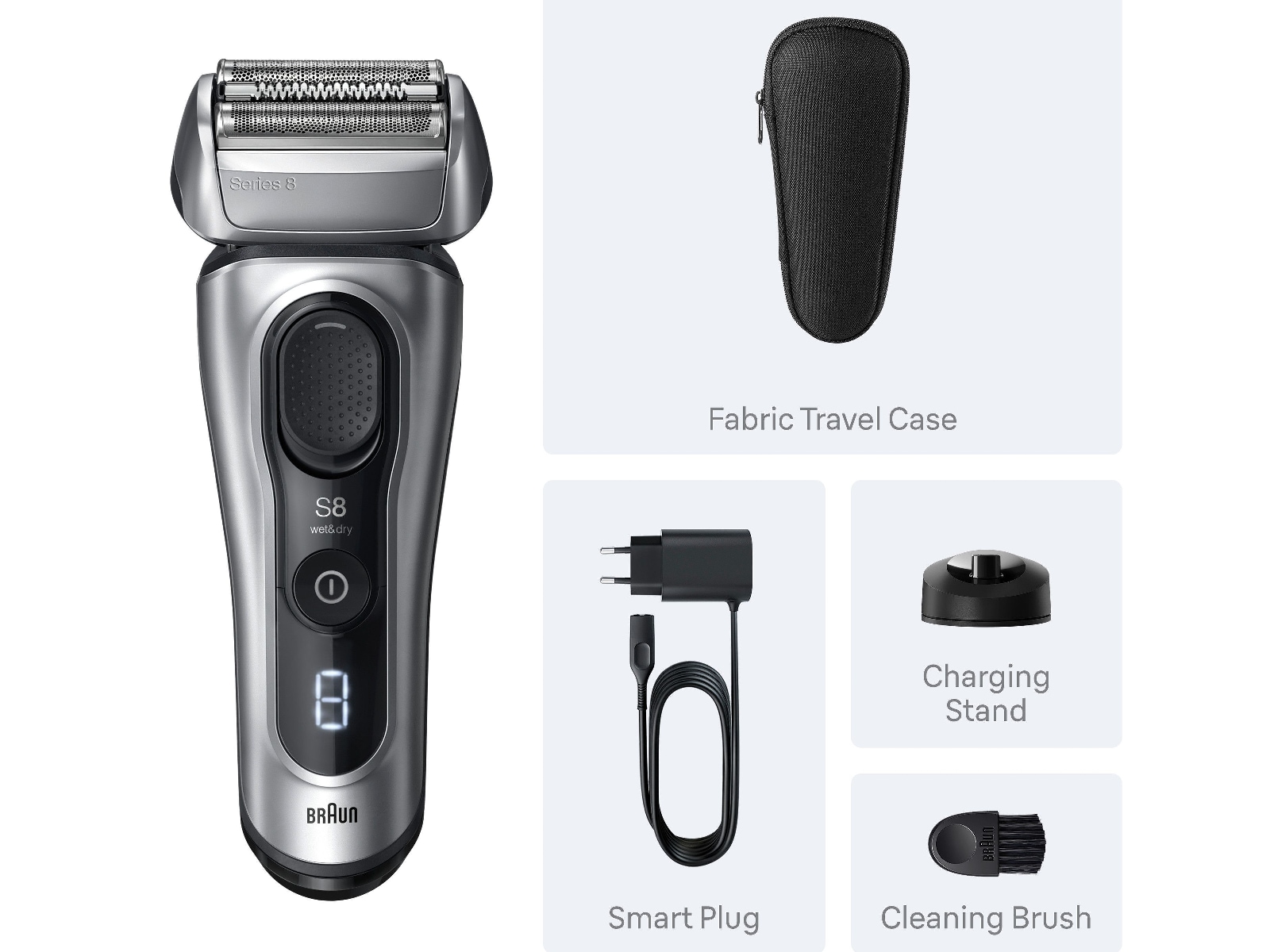 Braun Series 8 Elektrisk Rakapparat 8617S Rakapparat