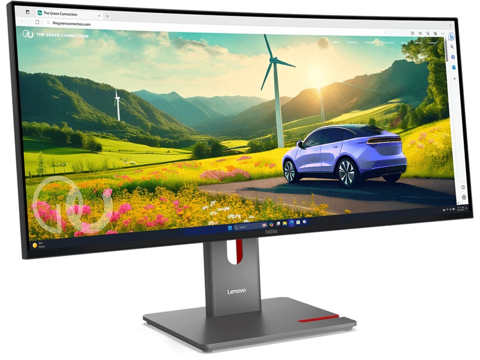 Lenovo 34" skärm ThinkVision P34WD-40 Bildskärmar