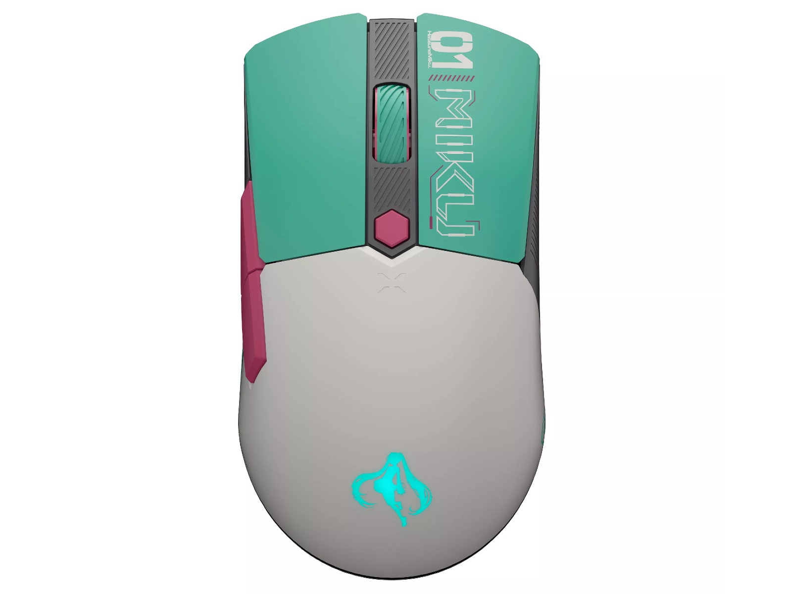 ASUS TUF Gaming Mini Trådlös Gamingmus Hatsune Miku Gamingmus