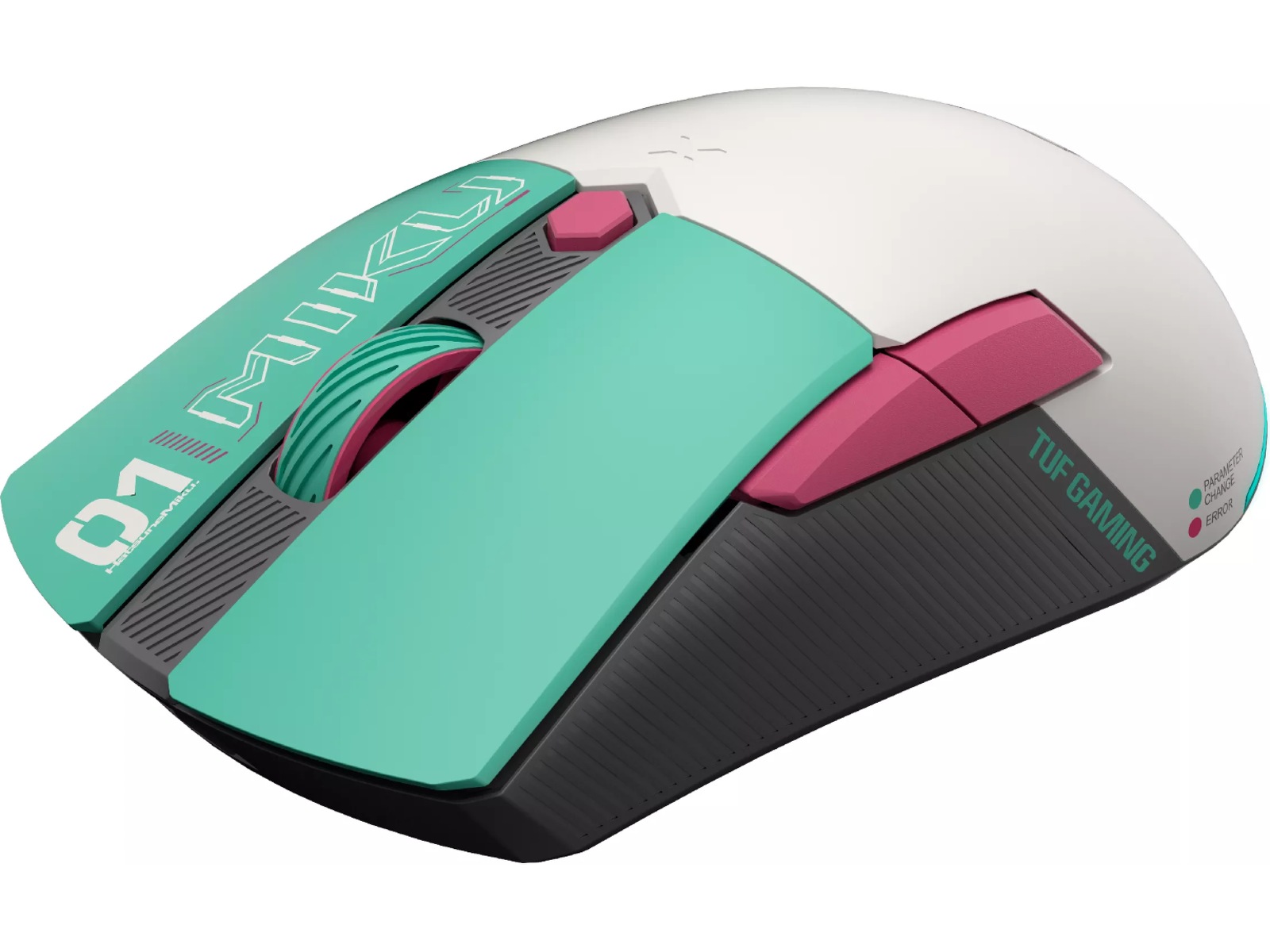 ASUS TUF Gaming Mini Trådlös Gamingmus Hatsune Miku Gamingmus