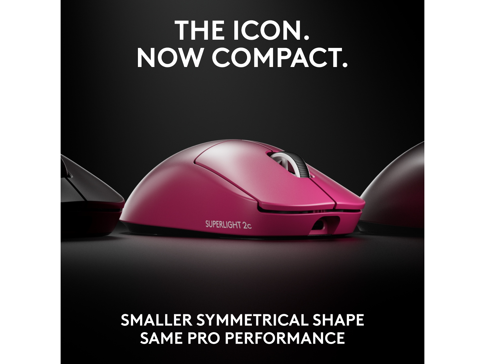 Logitech Pro X Superlight 2c trådlös gamingmus (rosa) Gamingmus