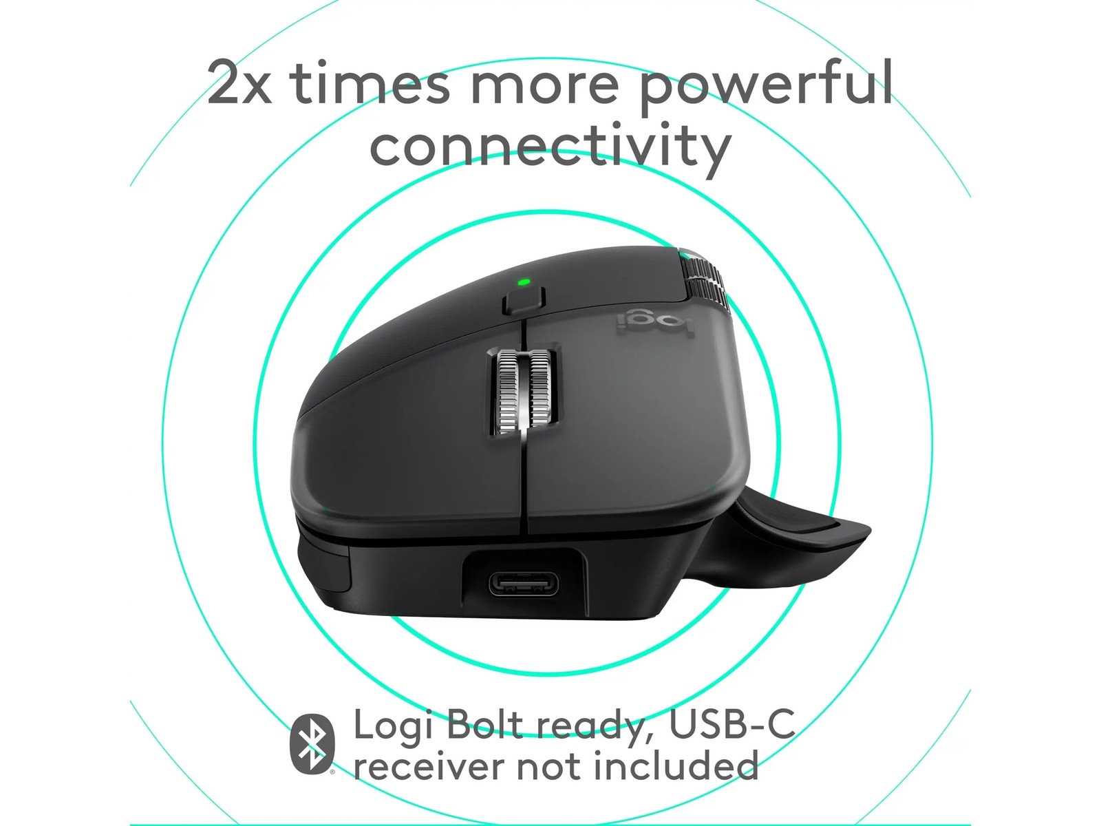 Logitech MX Master 4 för Mac Trådlös Mus (vit silver) Mus