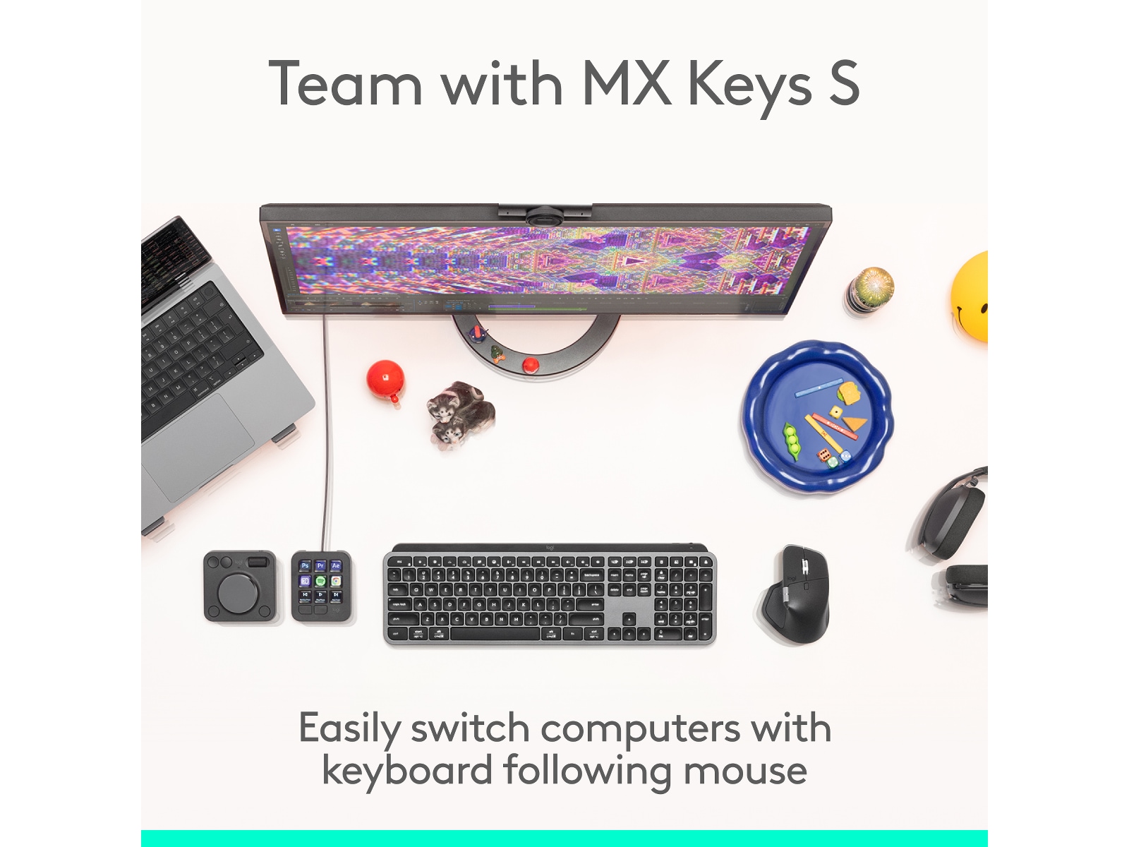 Logitech MX Master 4 Trådlös Ergonomisk Mus (grafitgrå) Mus