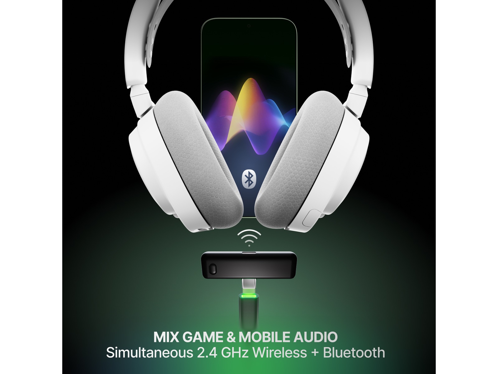 SteelSeries Arctis Nova 7X Gen 2 Trådløst Gamingheadset (hvid) Gamingheadset