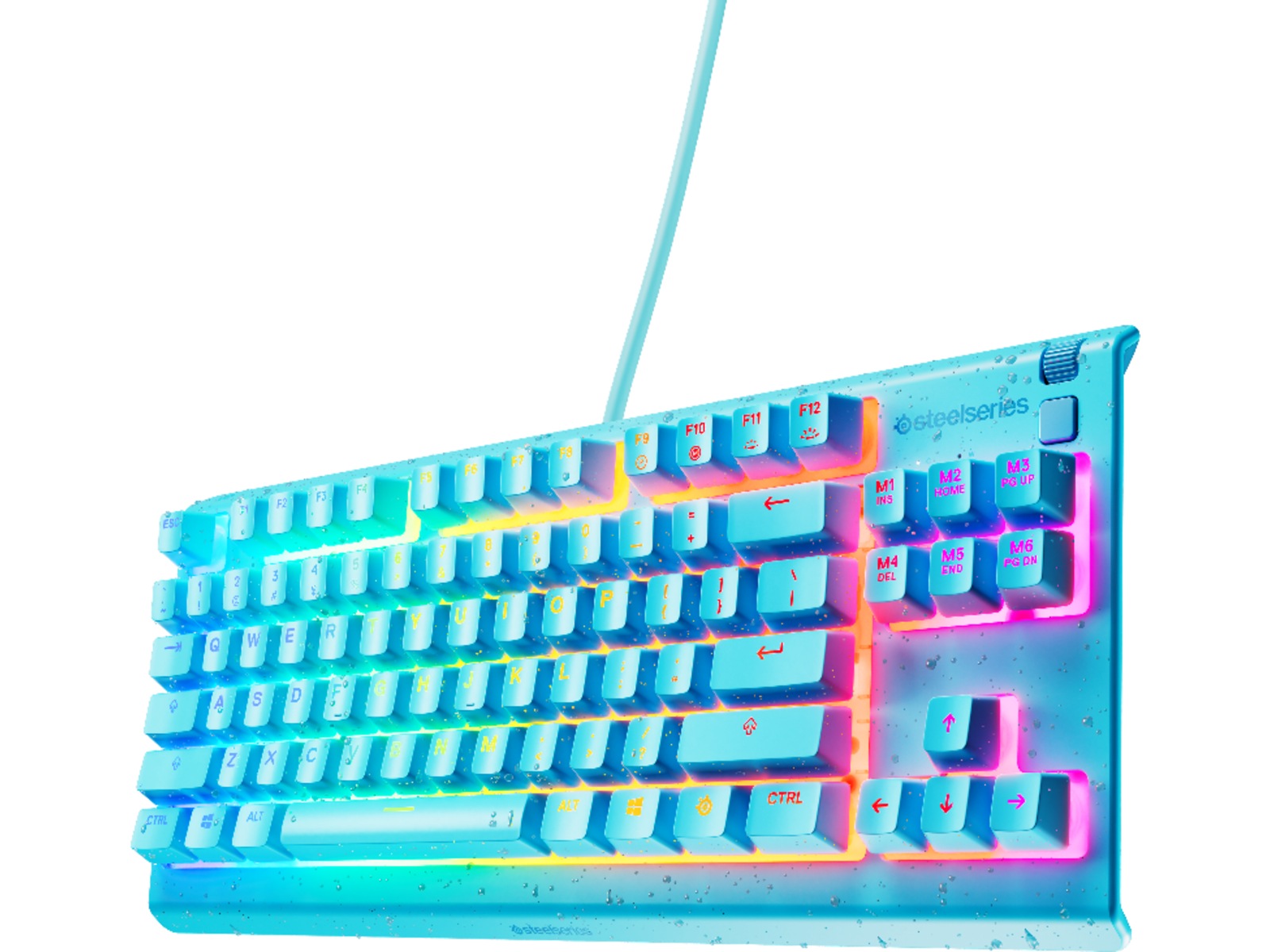 SteelSeries Apex 3 TKL gamingtangentbord (aqua) Gamingtangentbord