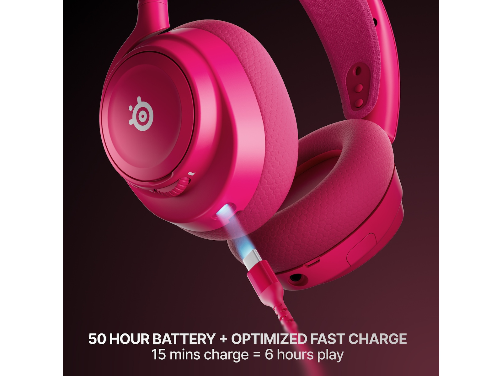 SteelSeries Arctis Nova 7X Gen 2 Trådløst Gamingheadset (magenta) Gamingheadset