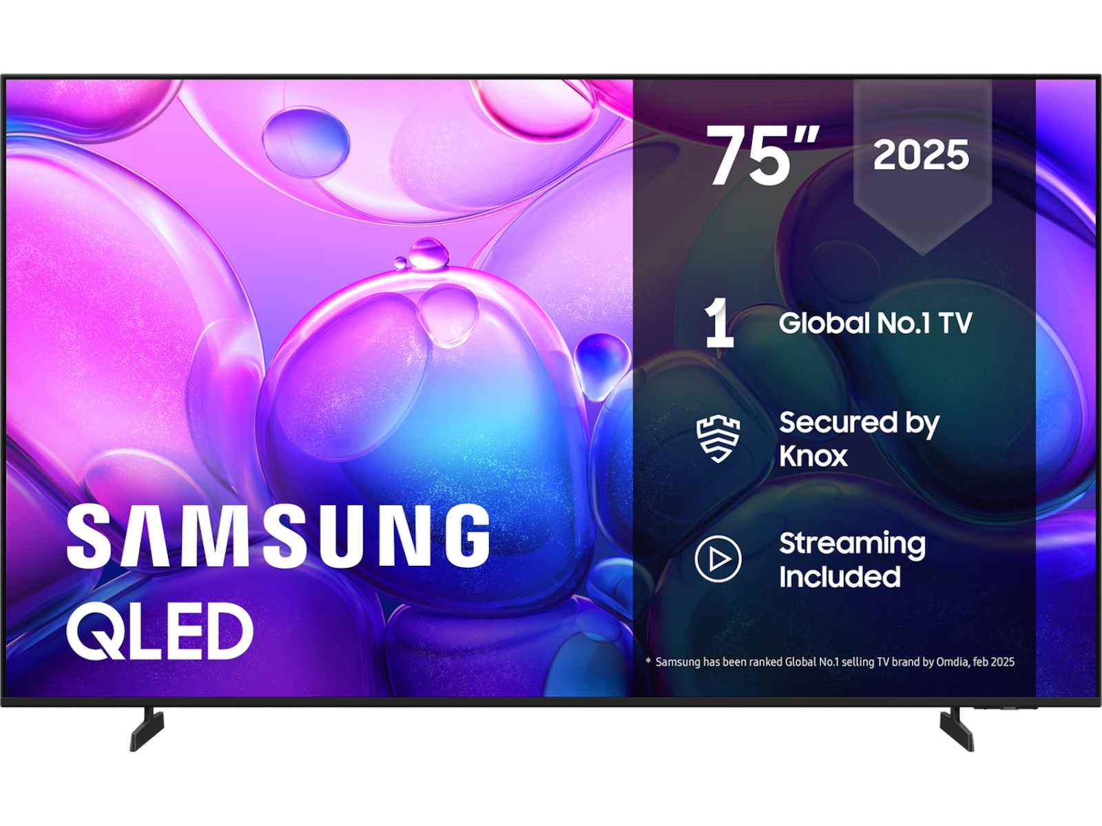 Samsung 75" Q6F QLED 4K smart-tv (2025) 70 - 79 tums TV