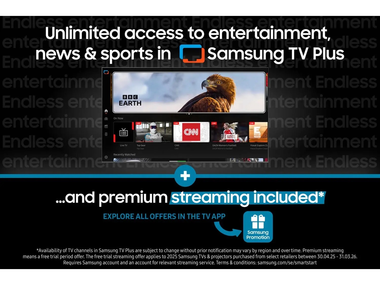 Samsung 65" Q6F QLED 4K smart-tv (2025) 60 - 69 tums TV