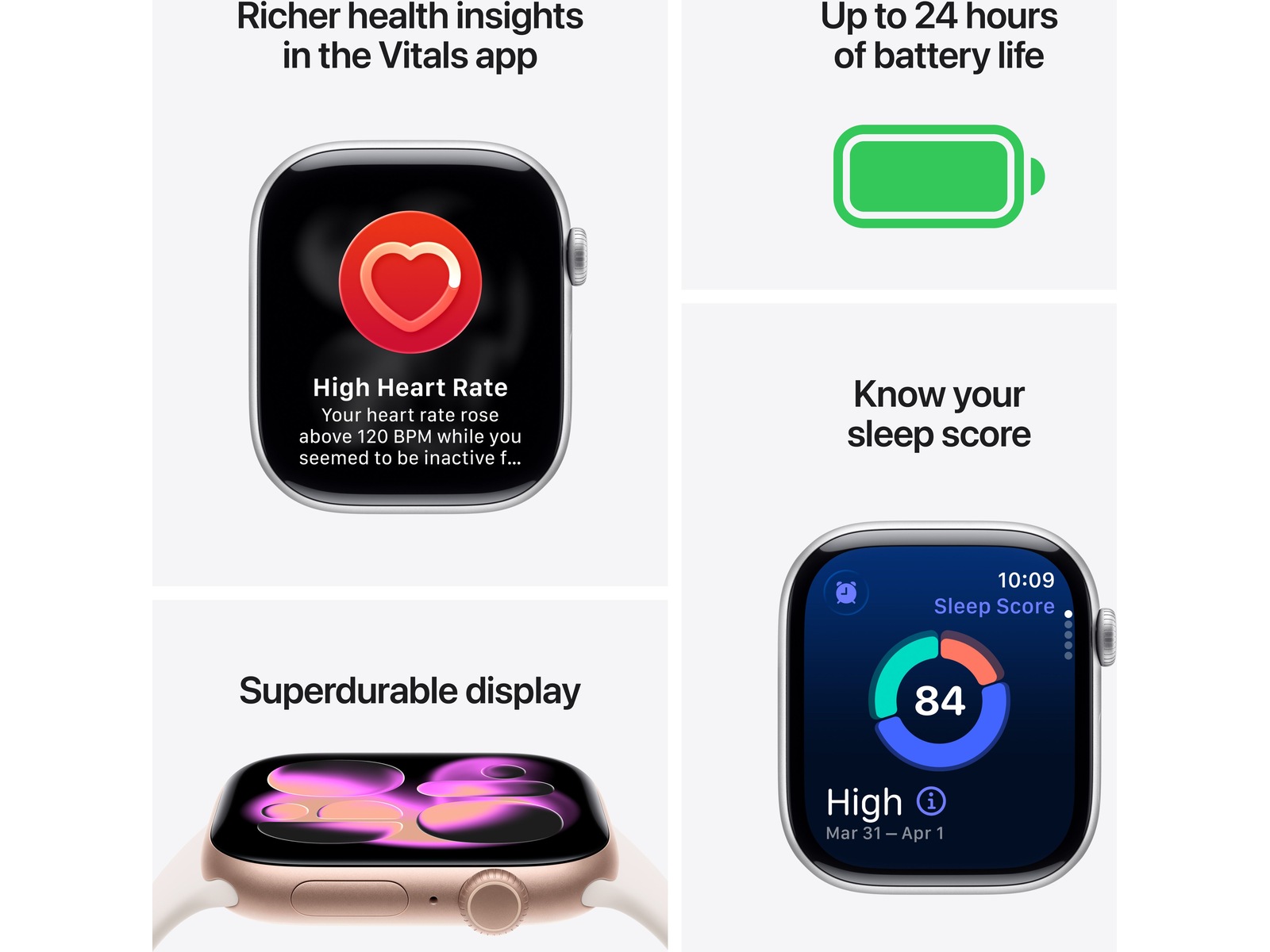 Apple Watch Series 11 GPS + LTE 42mm aluminium (rymdgrå) Smartwatches