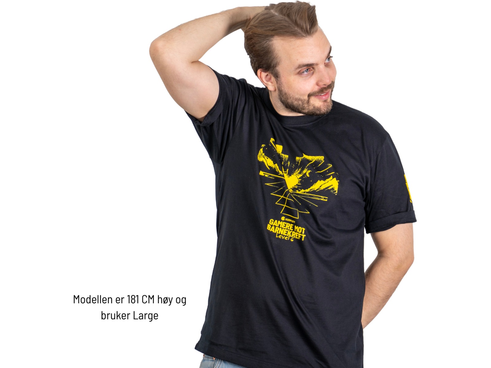 Gamere Mod Børnekræft T-shirt L Merchandise