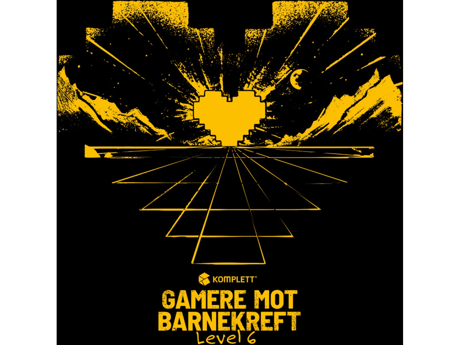 Gamere Mod Børnekræft T-shirt M Merchandise