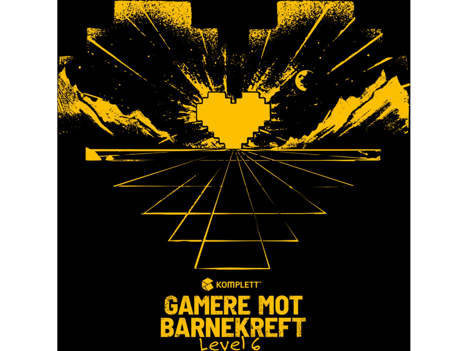 Gamere Mod Børnekræft T-shirt S Merchandise