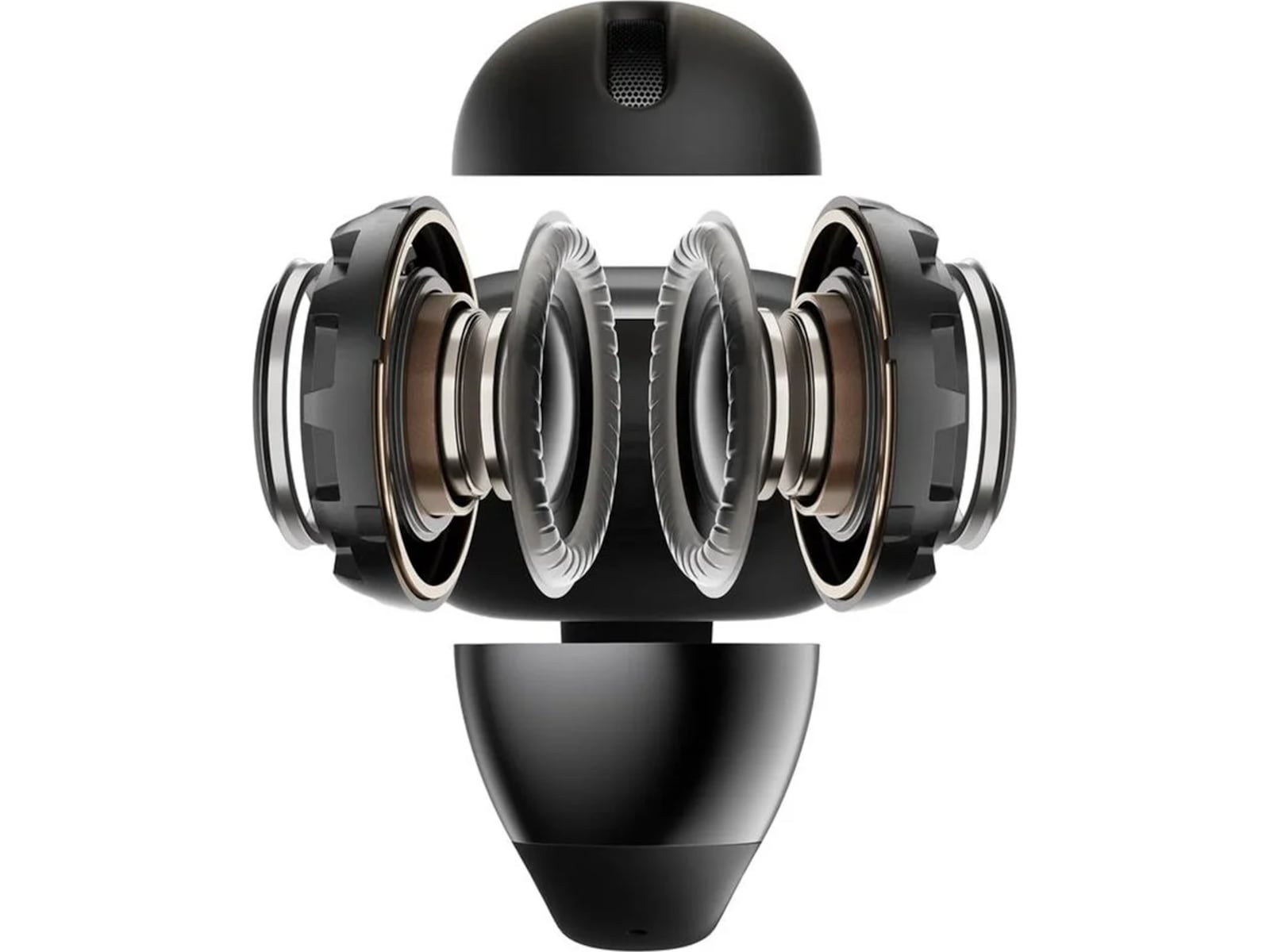 SHOKZ OpenDots Trådlösa öppna hörlurar, half In-Ear (svart) In-ear hörlurar