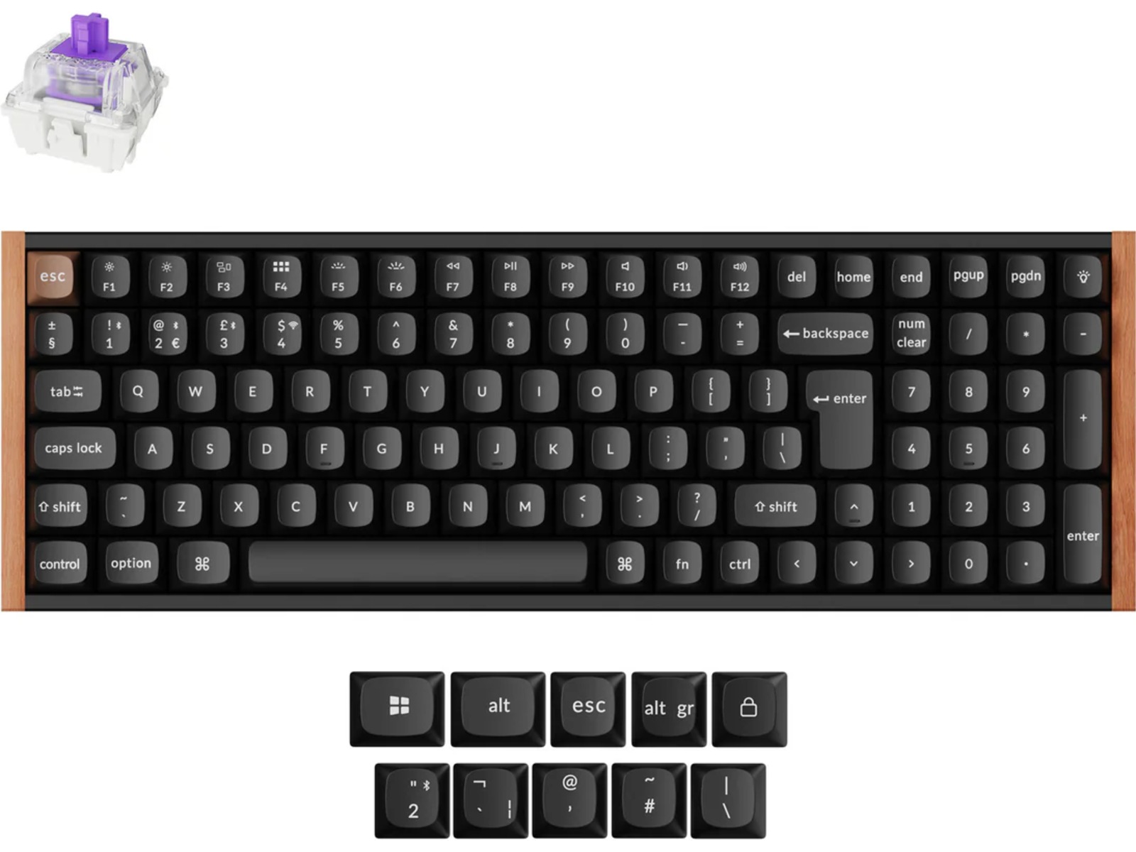 Keychron K4 HE Trådlöst Gamingtangentbord (svart) Gamingtangentbord