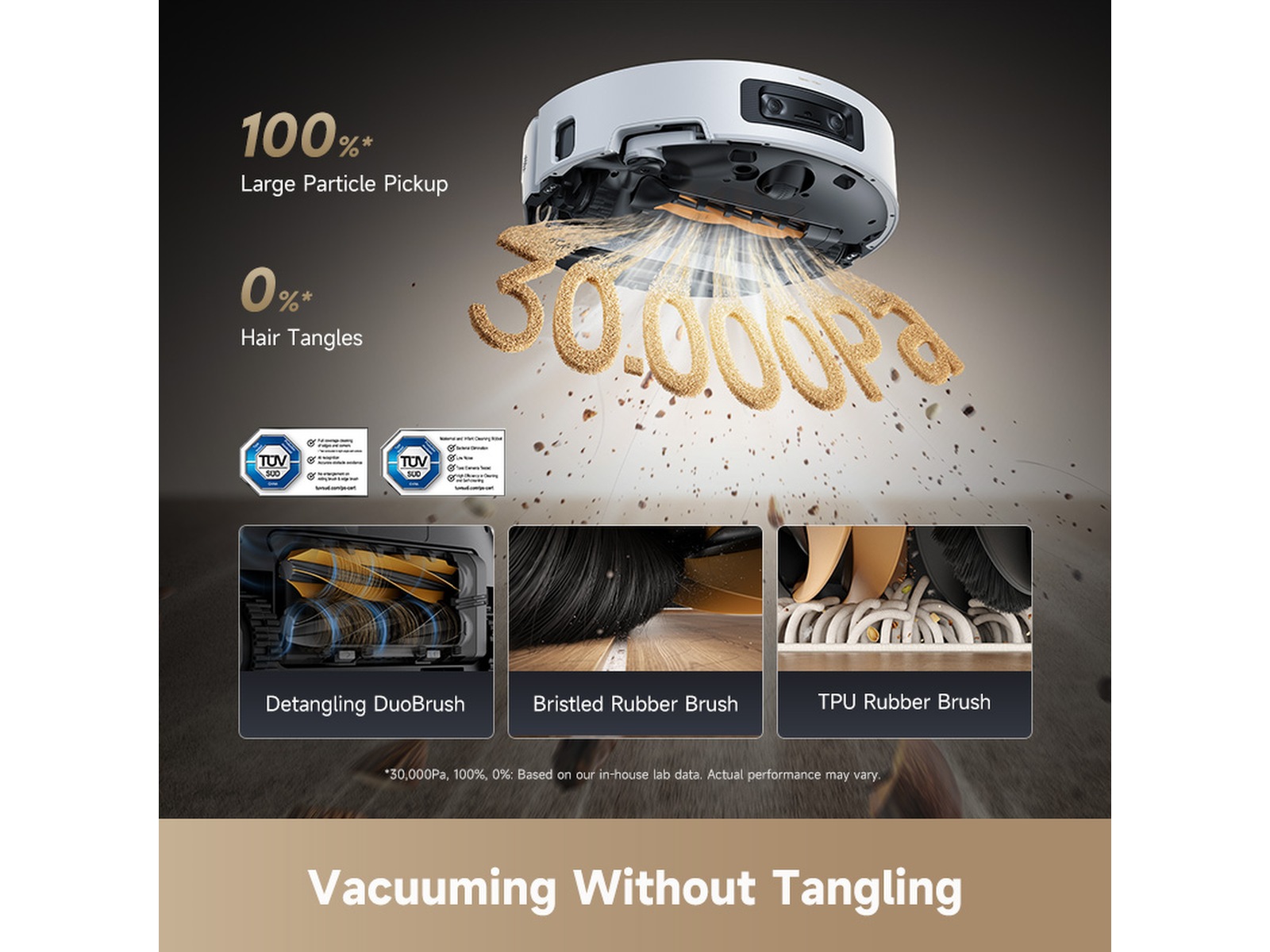 Dreame Aqua10 Ultra Roller Robotdammsugare (vit) Robotdammsugare