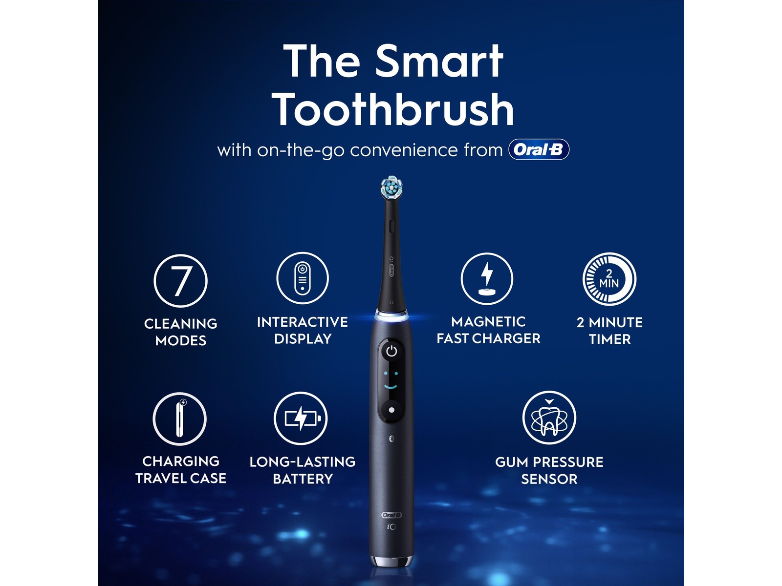 Oral-B iO 9 Eltandborste Holiday Giftset (svart) Eltandborste