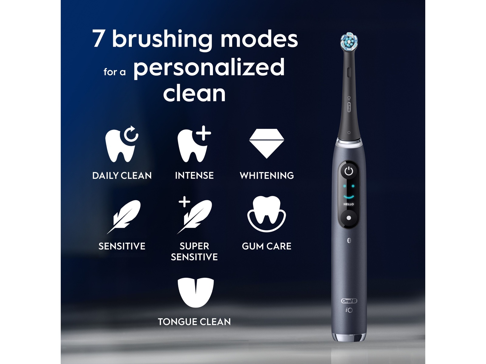 Oral-B iO 9 Eltandborste Holiday Giftset (svart) Eltandborste