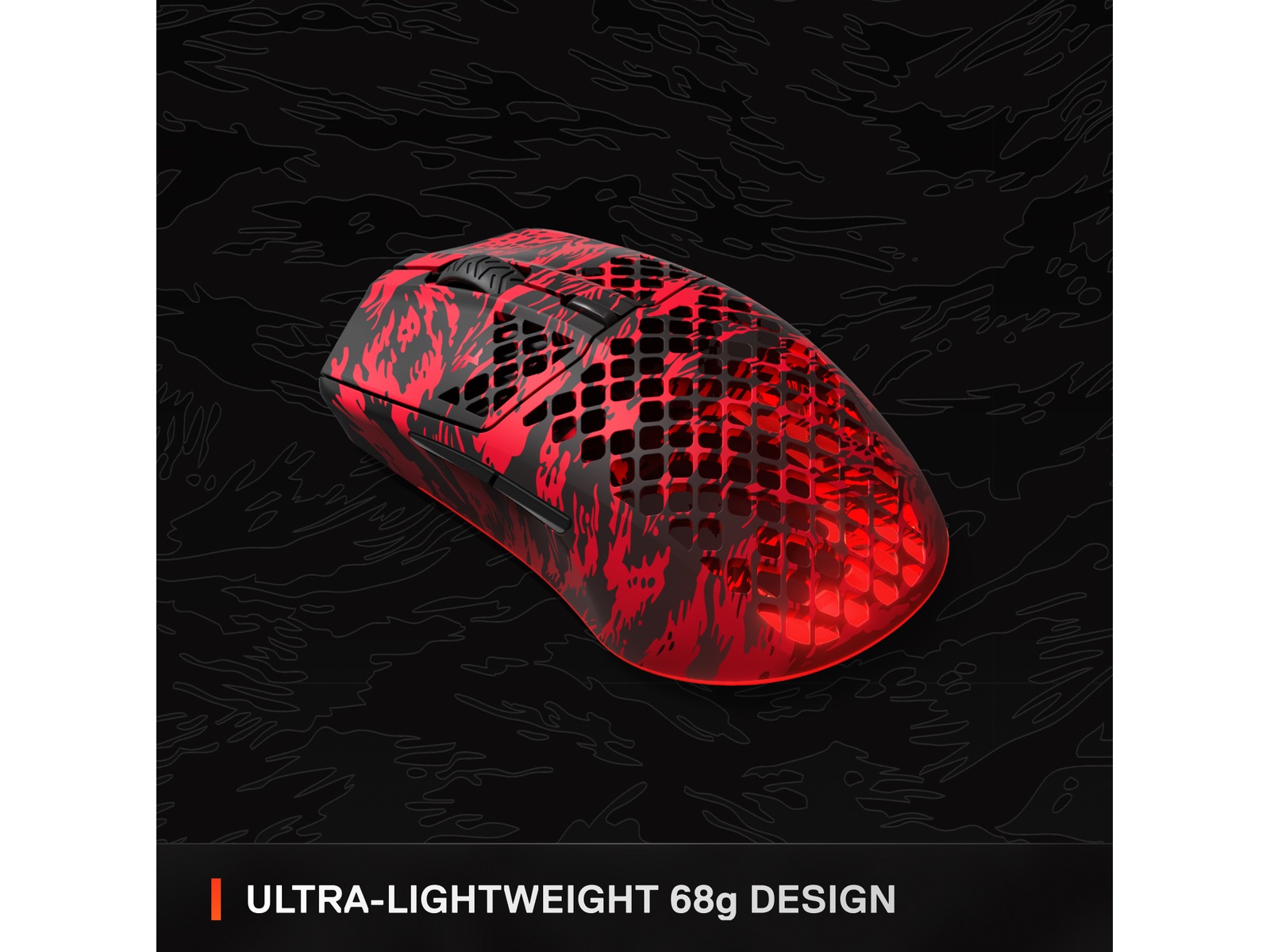 SteelSeries Aerox 3 Wireless Faze Clan Trådløs Gamingmus Gamingmus