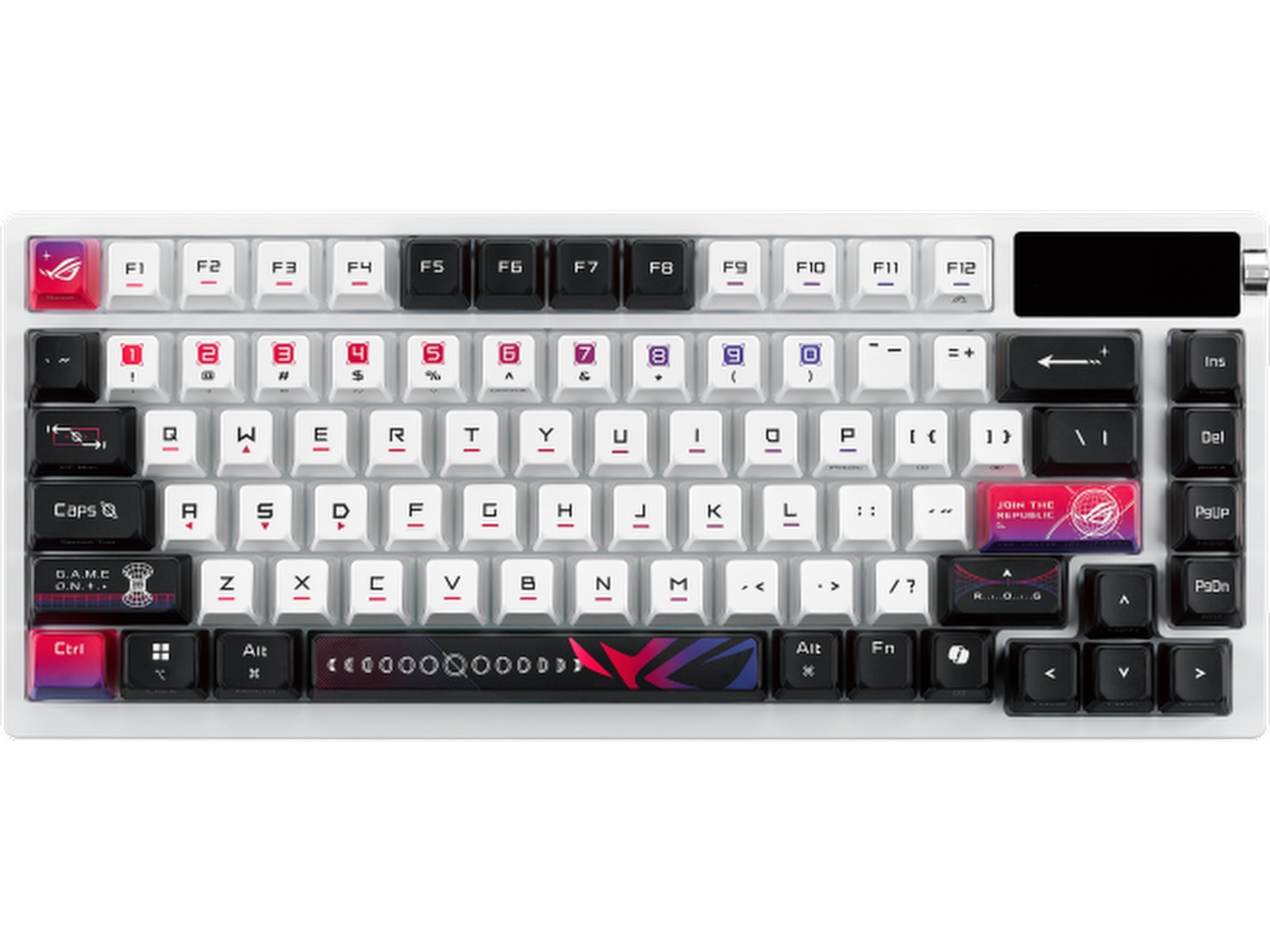 Asus M704 ROG Azoth X Trådlös Gamingtangentbord (vit) -B-Grade Demo tangentbord