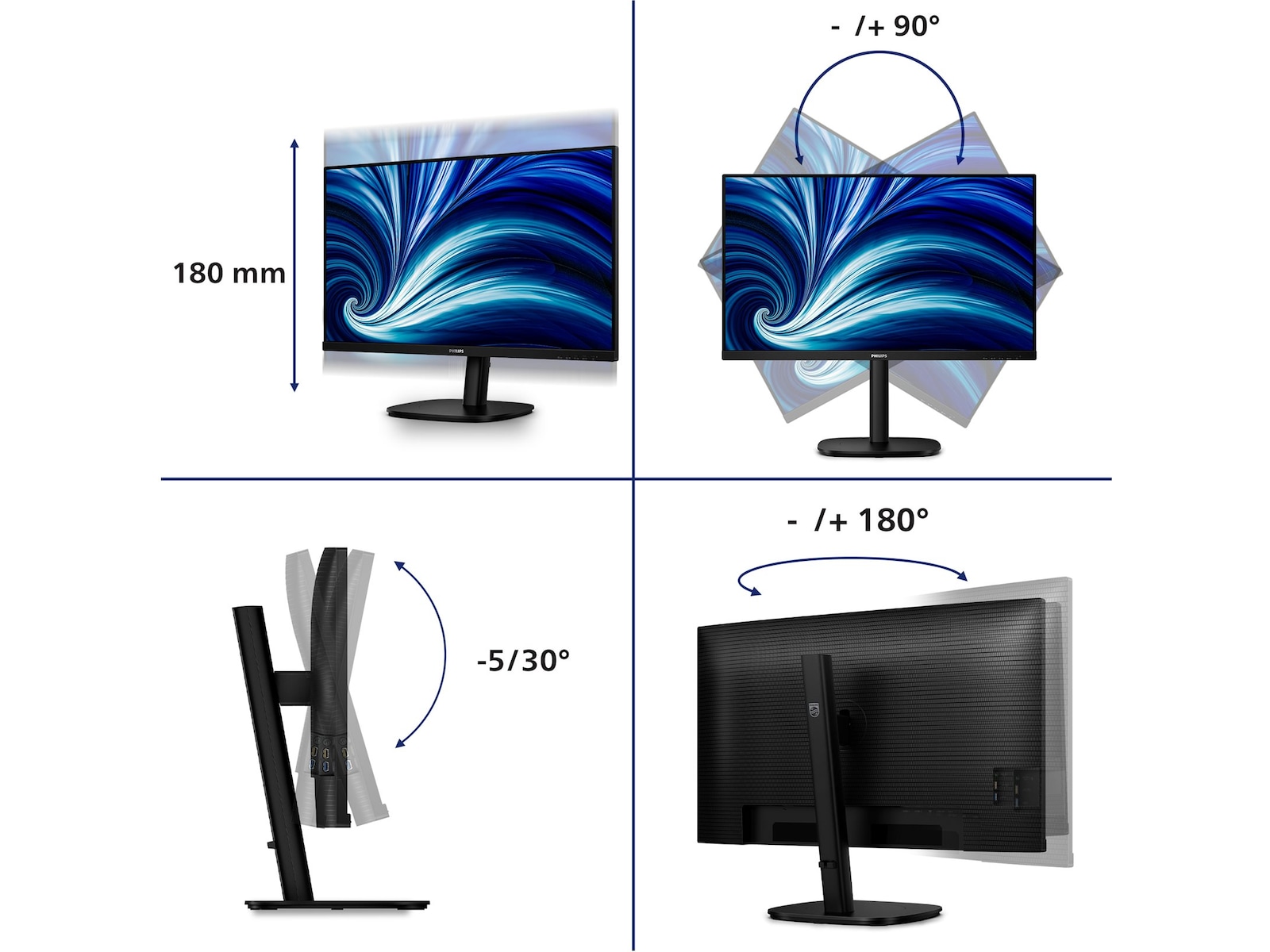 Philips 32" skärm 32B2N3500/00 Bildskärmar