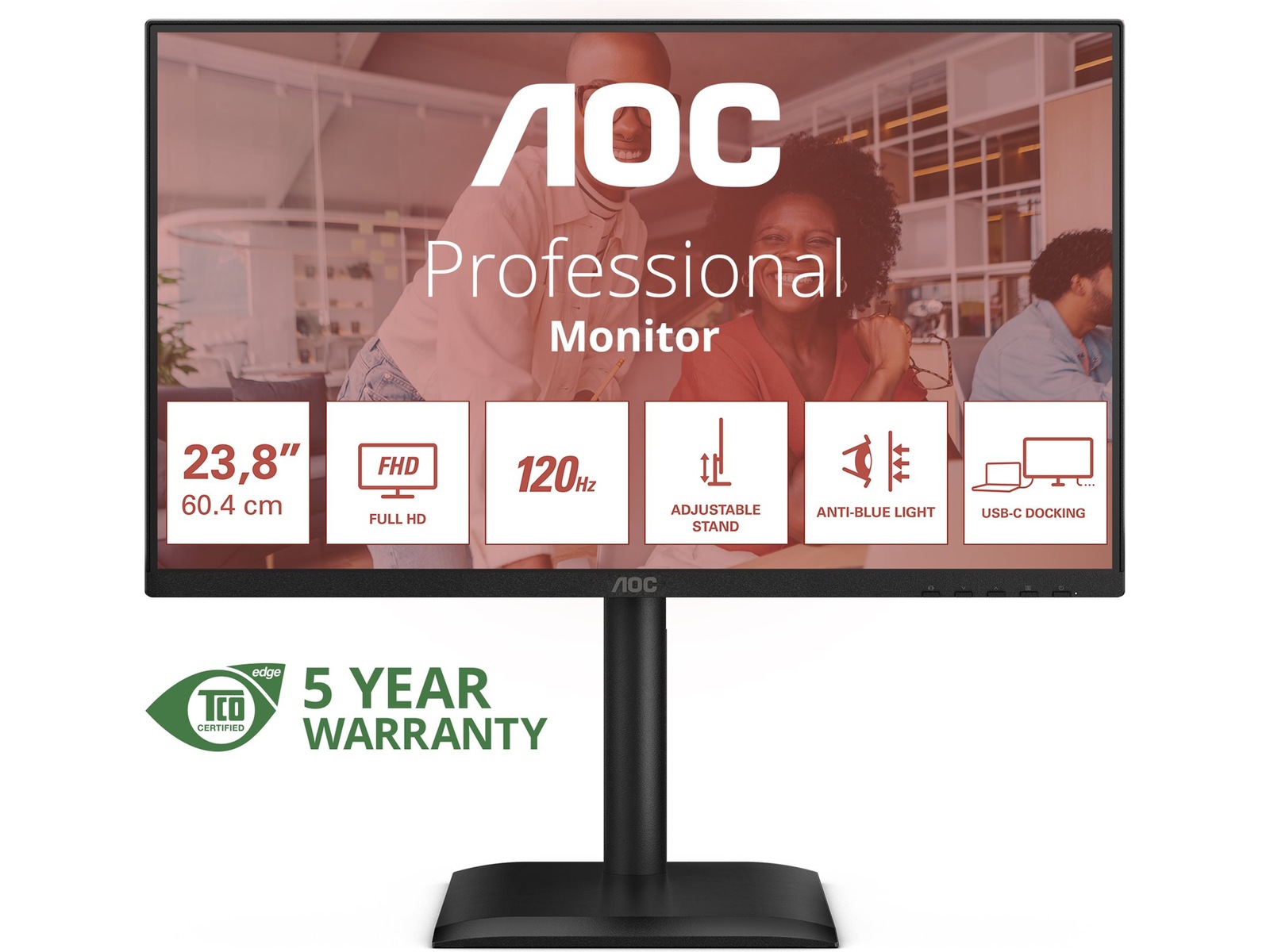 AOC 24" skärm 24E4CV Bildskärmar