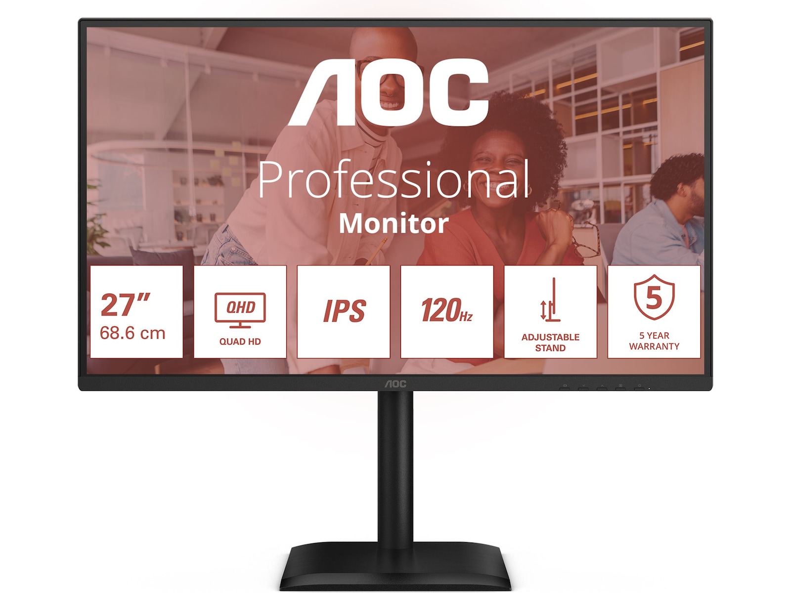 AOC 27" skärm Q27E4U Bildskärmar