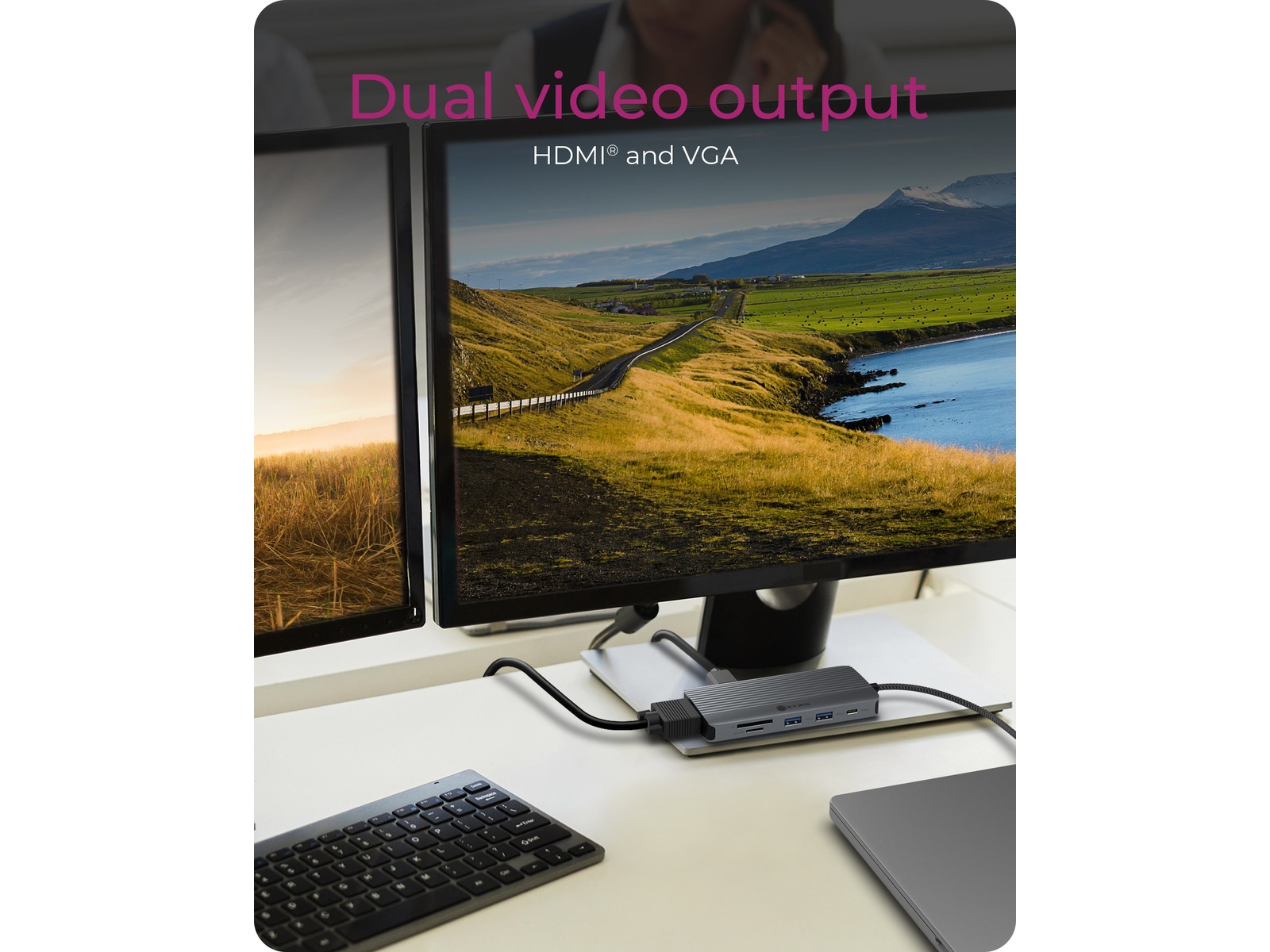 ICY BOX 10 i 1 USB-C Dockningsstation Dockningsstation och USB-hub