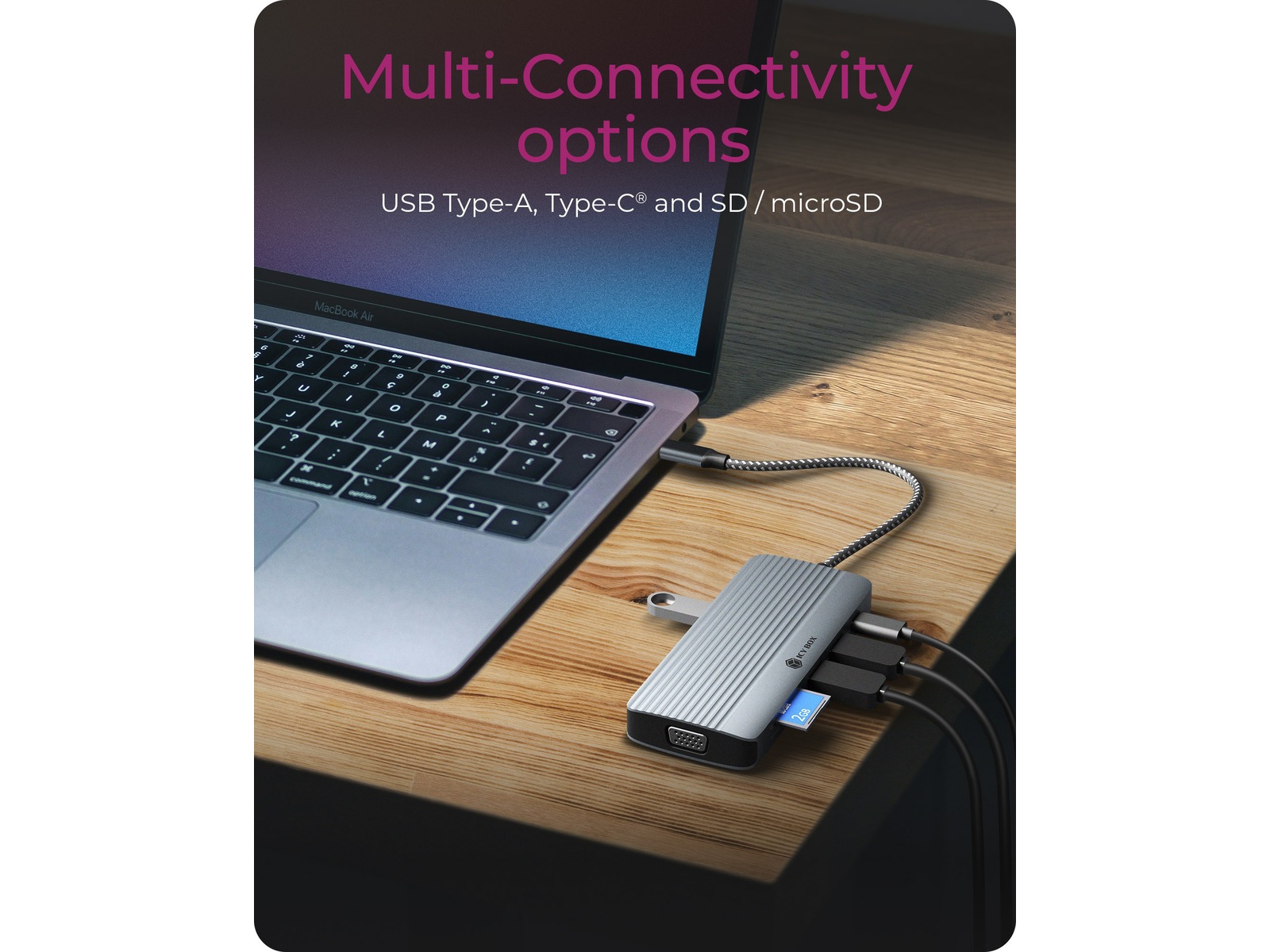 ICY BOX 10 i 1 USB-C Dockningsstation Dockningsstation och USB-hub