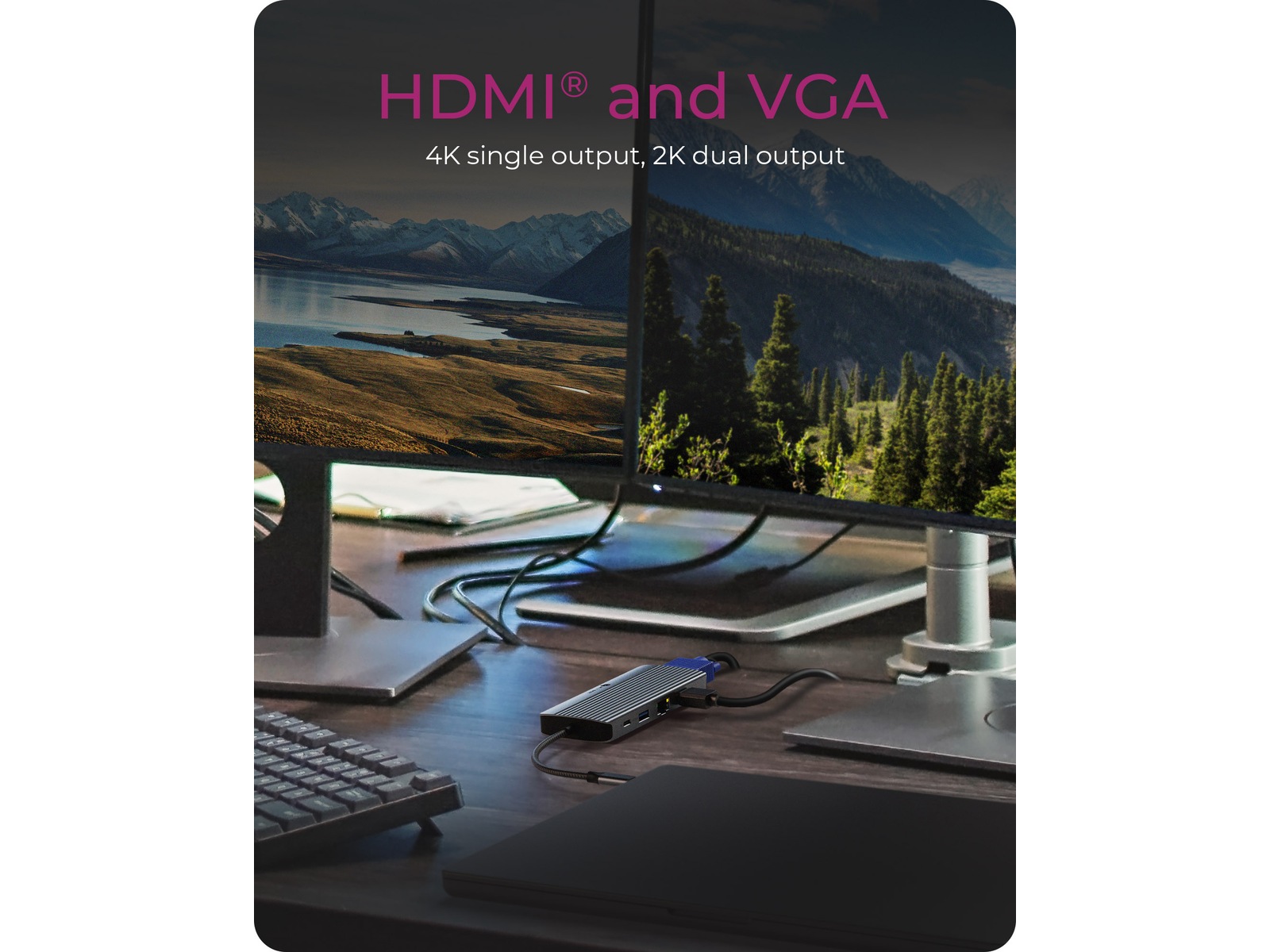 ICY BOX 10 i 1 USB-C Dockningsstation Dockningsstation och USB-hub