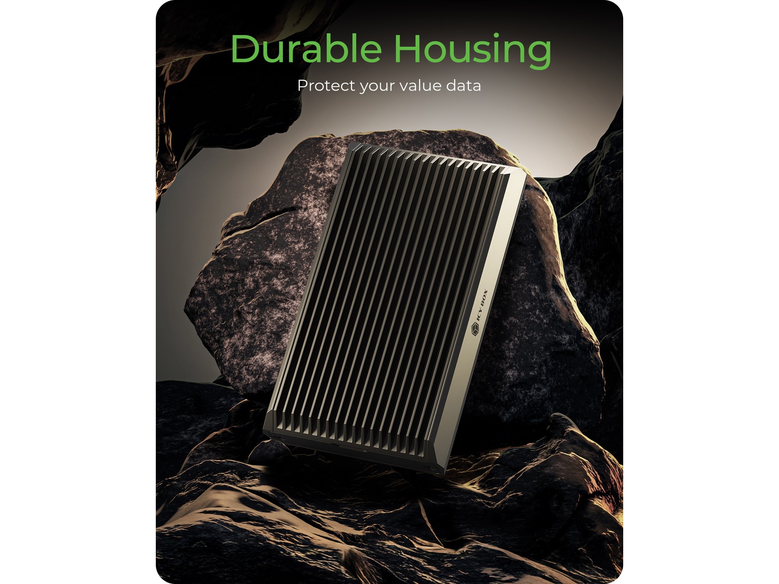 ICY BOX M.2 NVMe enclosure Externa Chassi