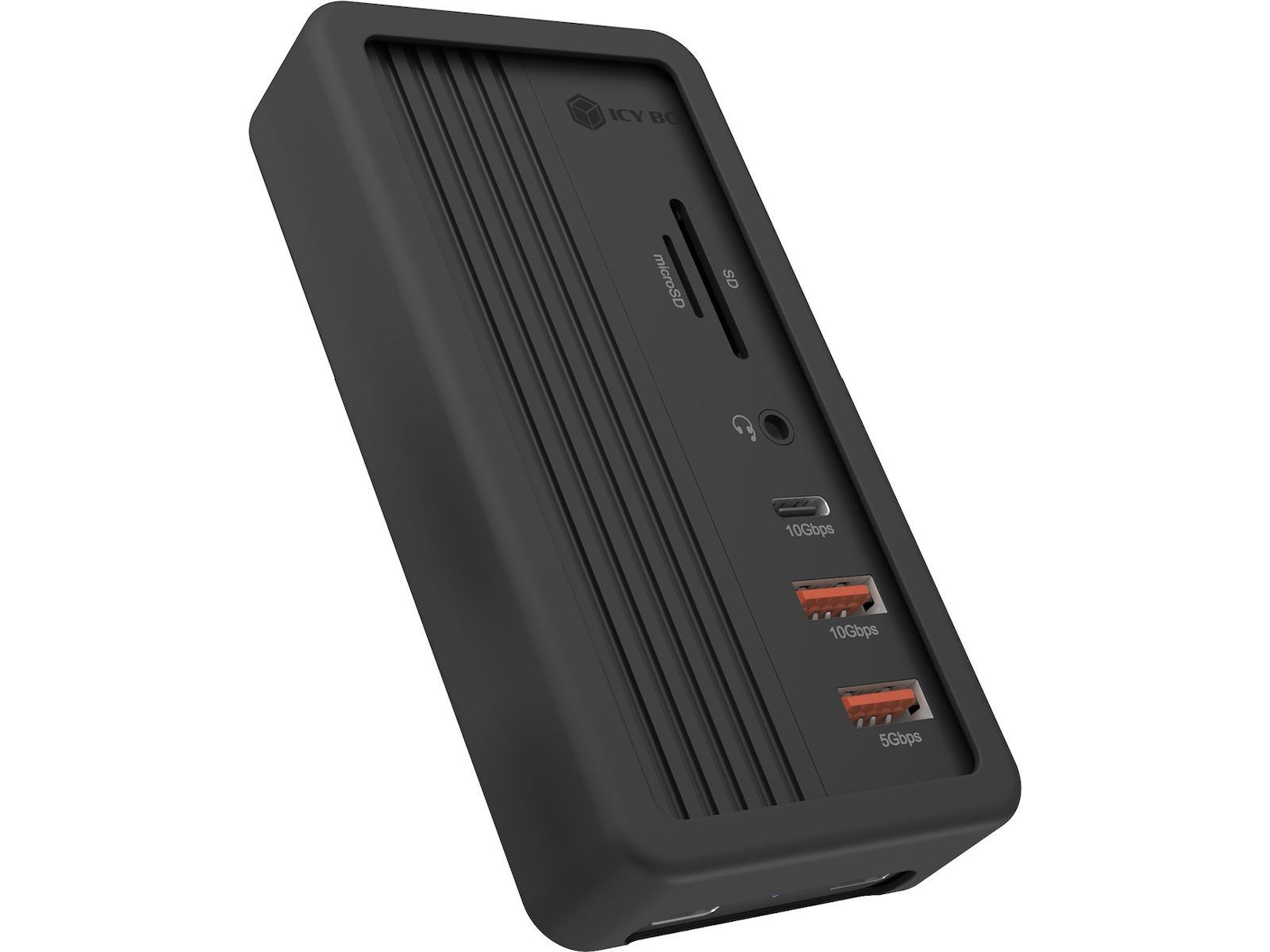 Icy Box 10 i 1 Dockningsstation Dockningsstation och USB-hub