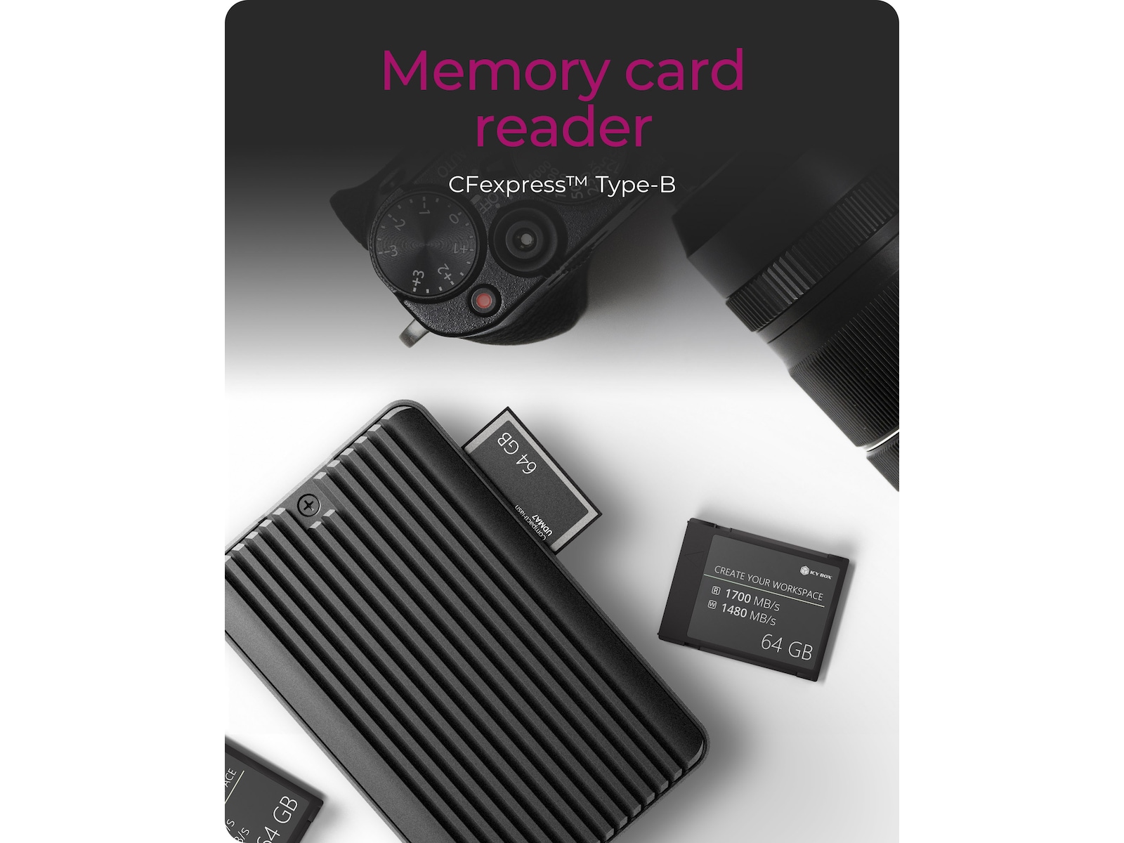 ICY BOX M.2 SSD Enclosure Externa Chassi