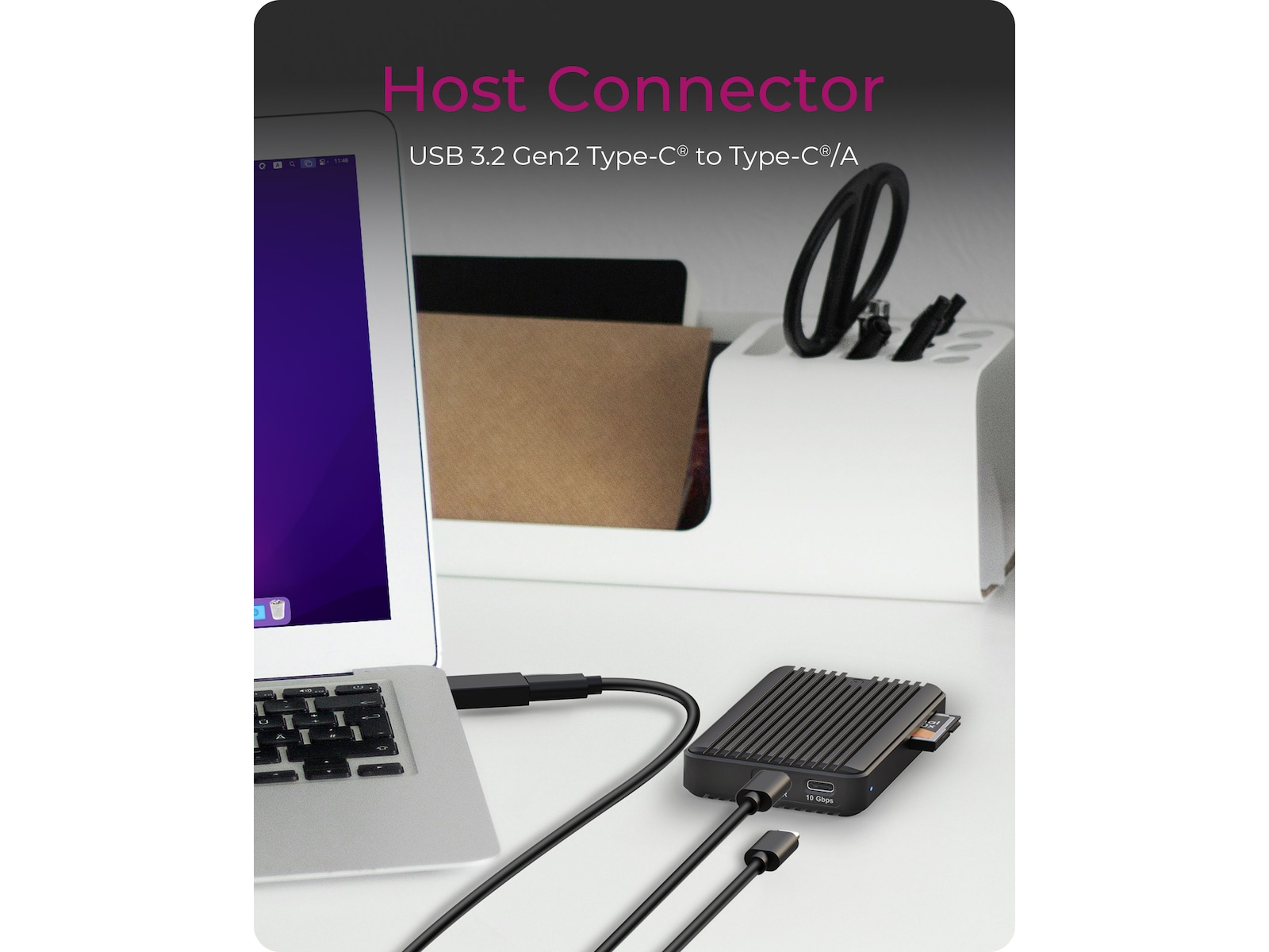 ICY BOX M.2 SSD Enclosure Externa Chassi