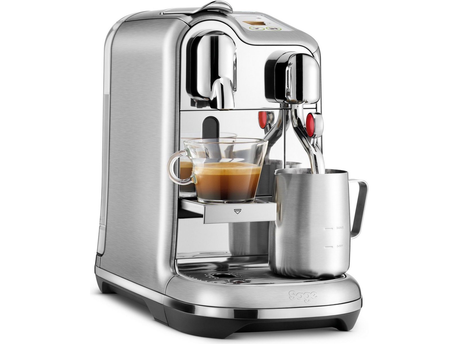 Sage Creatista PRO Nespressomaskin (borstat stål) -B-Grade Demo hem & hushåll