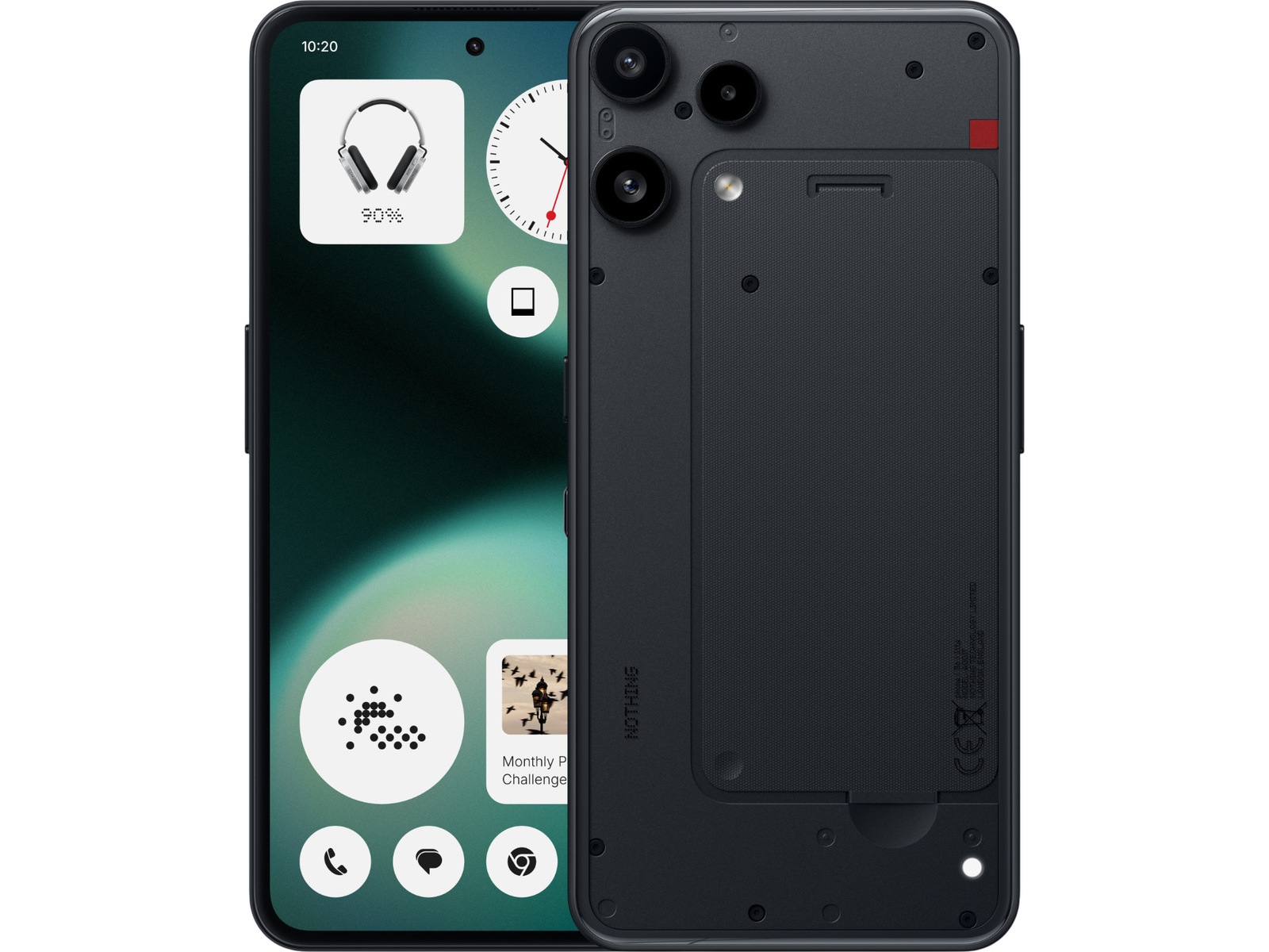Nothing Phone (3a) Lite 128GB (svart) Mobiltelefoner
