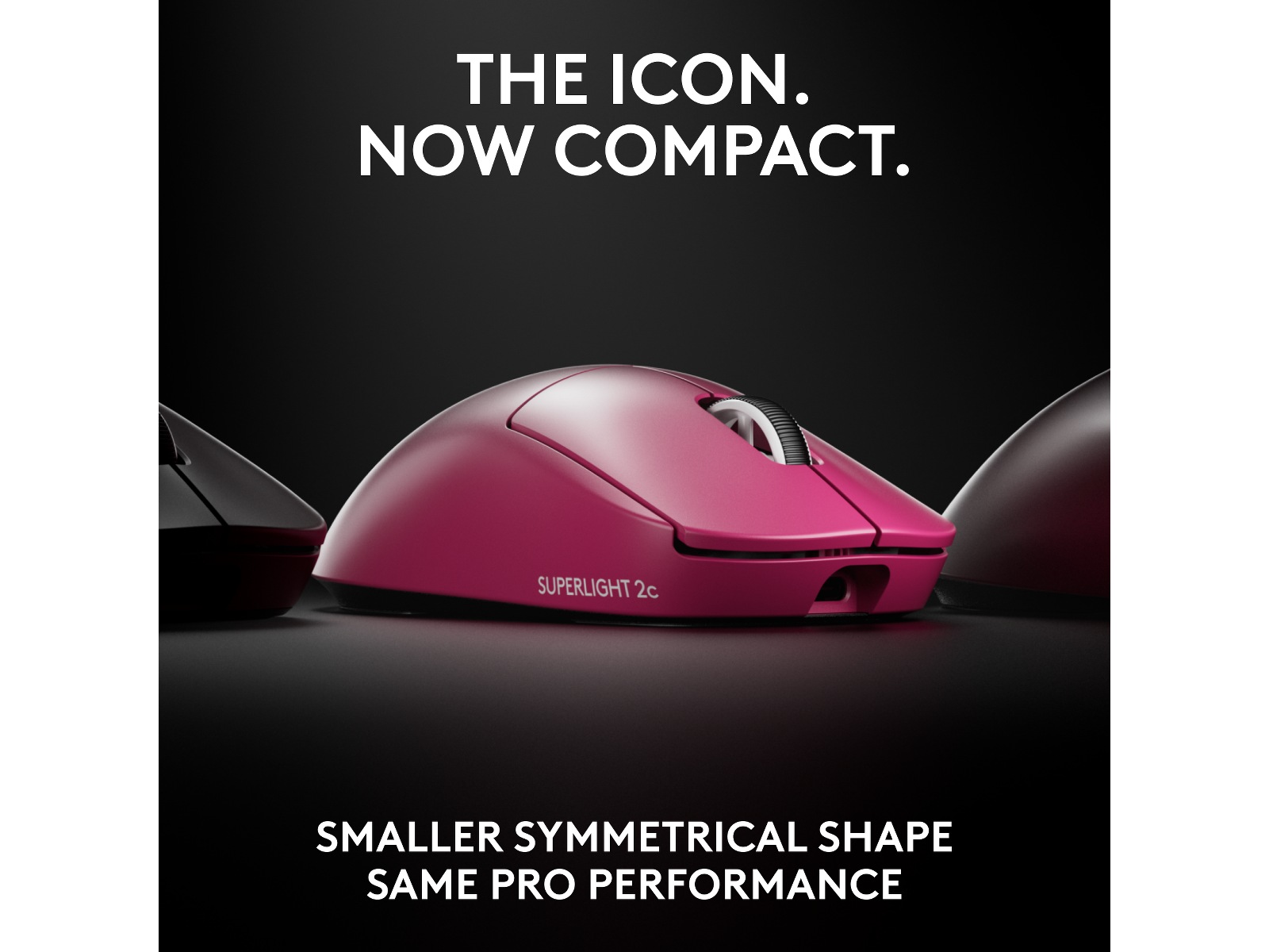 Logitech Pro X Superlight 2c trådlös gamingmus (rosa) -B-Grade Demo mus