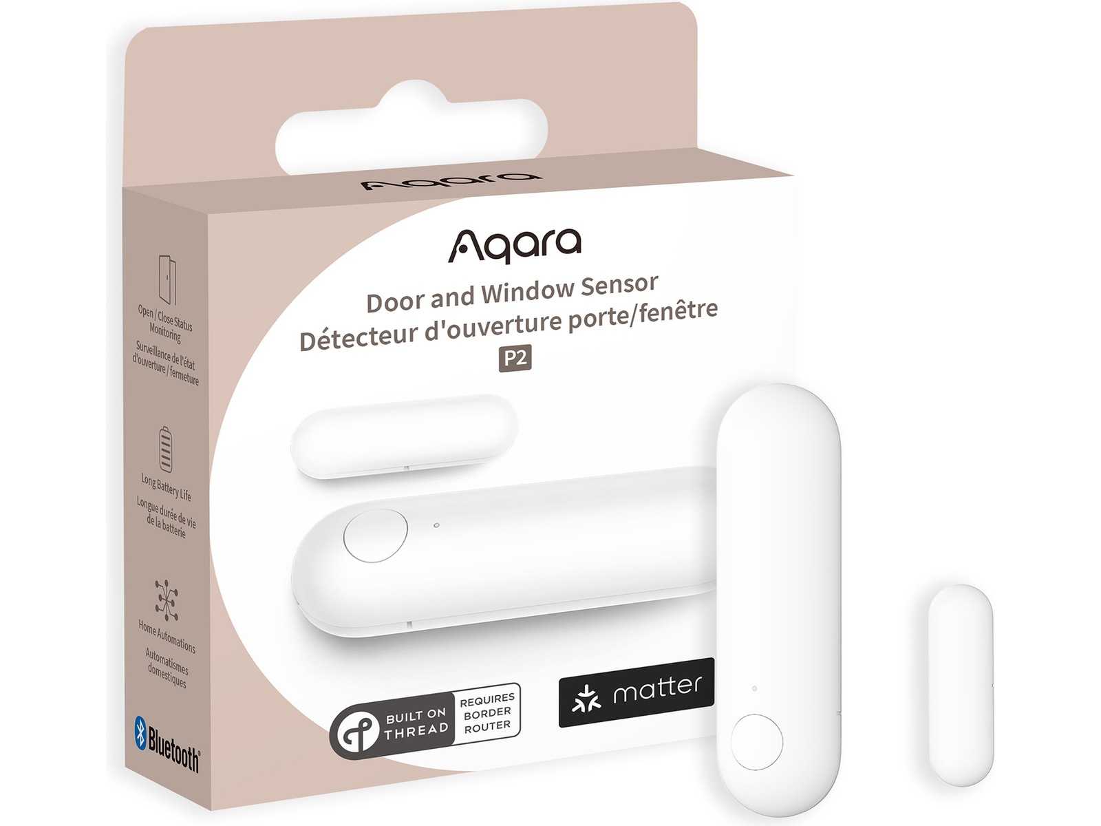 Aqara dörr- och fönstersensor P2 (vit) Sensorer