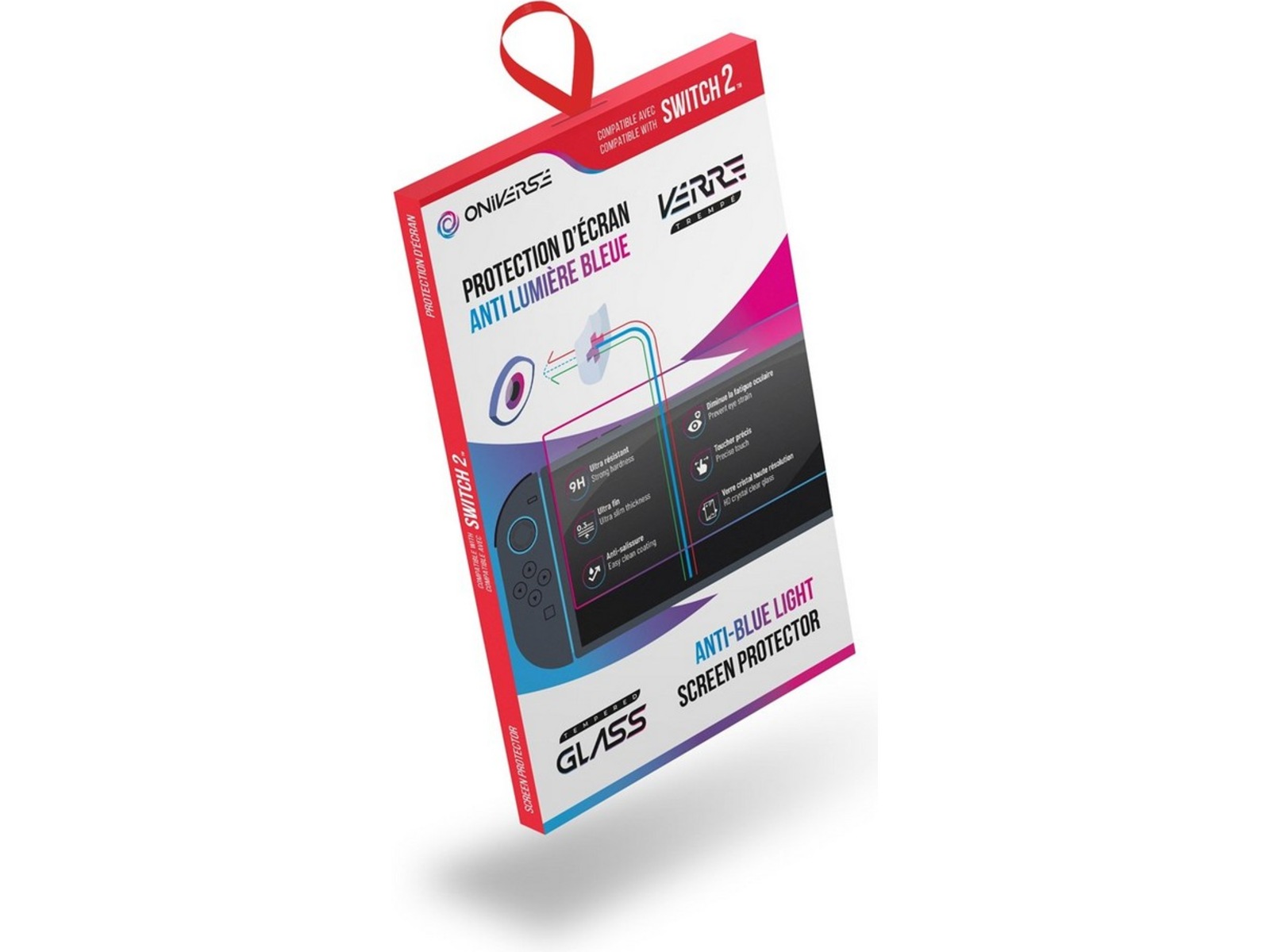 Oniverse Anti-Bluelight skärmskydd Nintendo Switch 2 Tillbehör till spelkonsoler