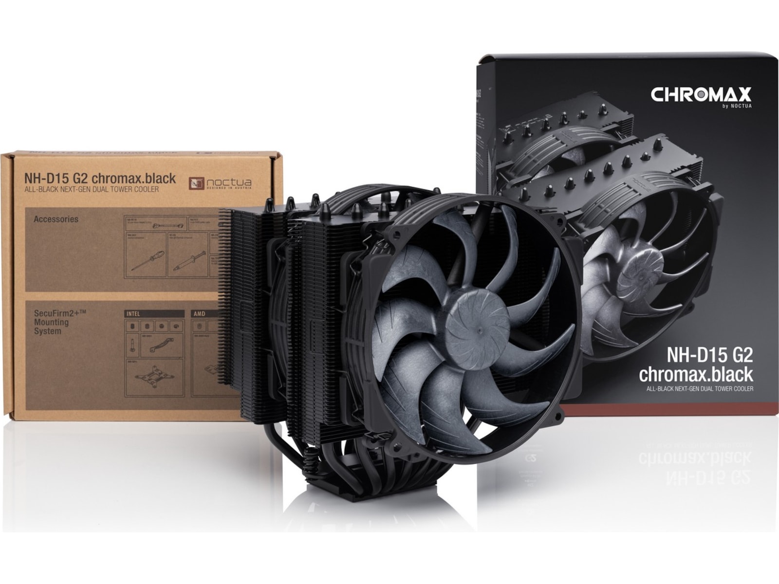 Noctua NH-D15 G2 CPU Kylare (svart) CPU - Luftkylning