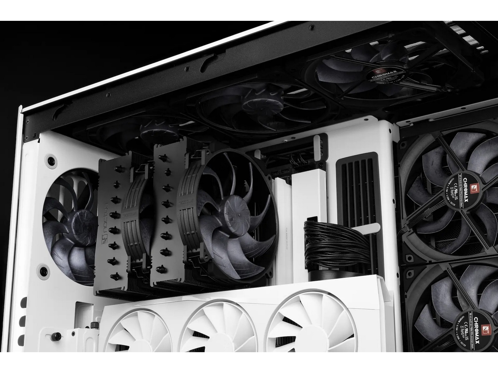 Noctua NF-A14x25r G2 PWM chromax.black Fläkt Fläkt