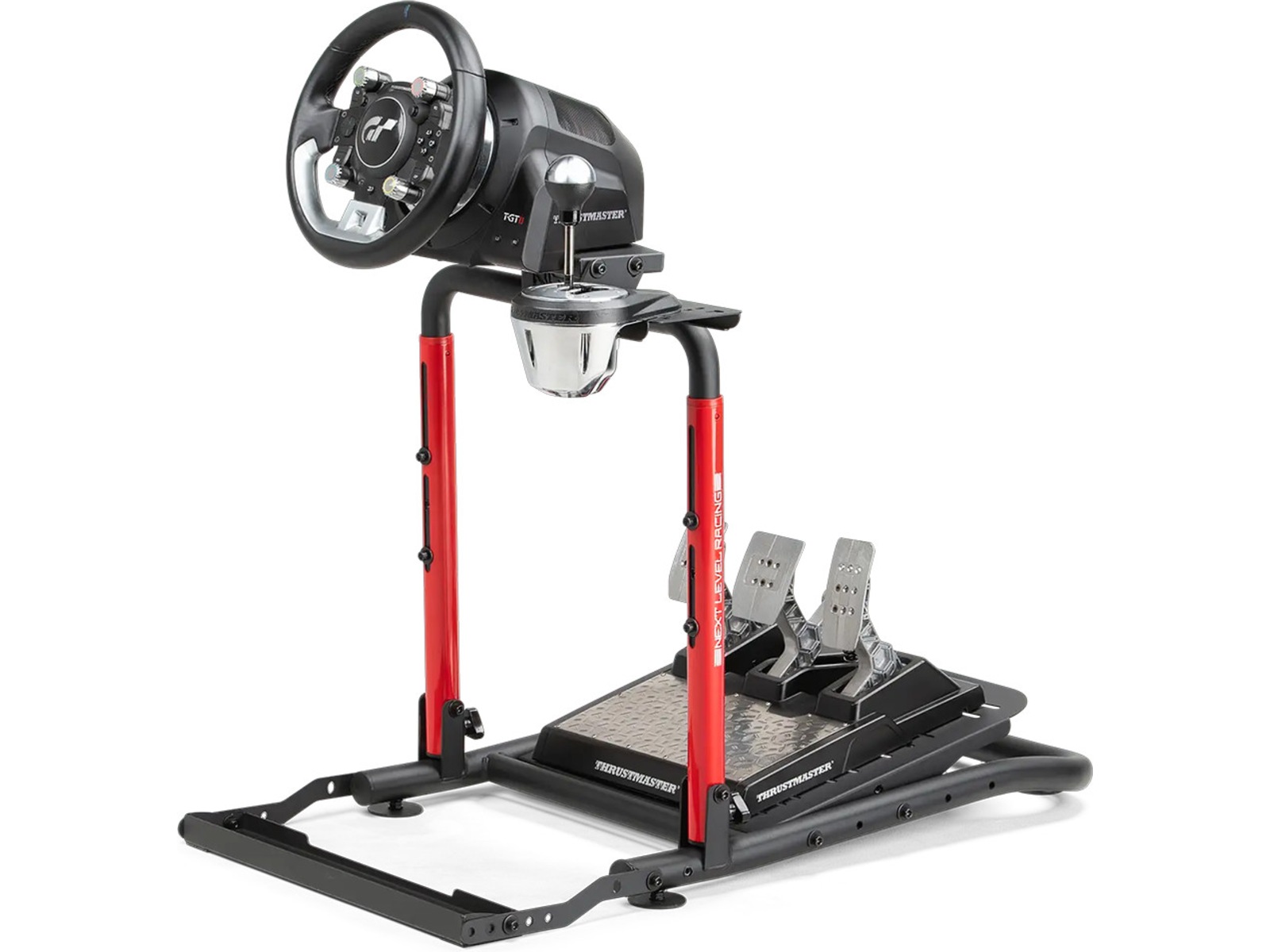 Next Level Racing Wheel Stand Lite 2.0–simstativ kompakt, uppgraderbar Ratt och pedaler