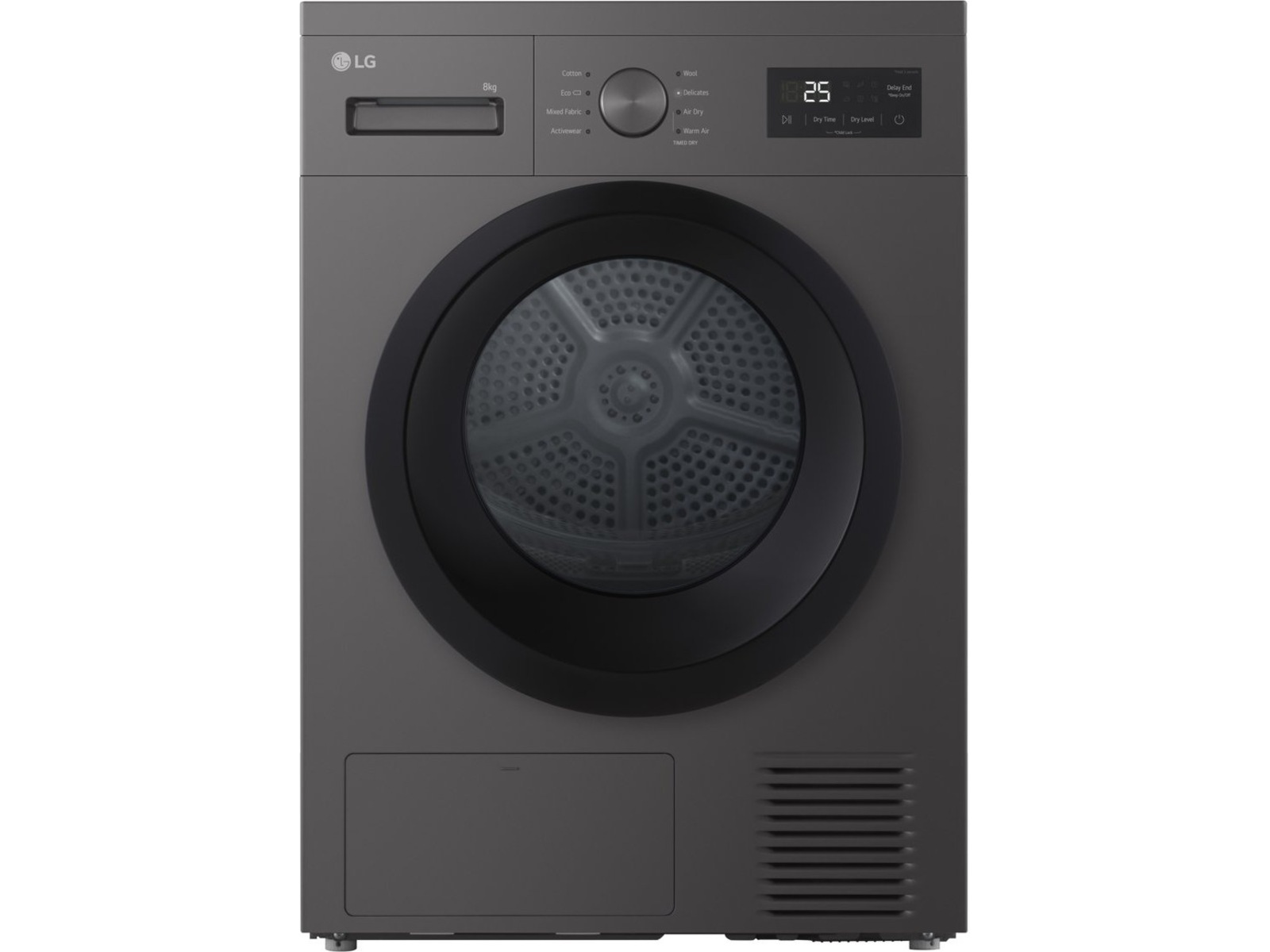 LG F4A1009NDK tvättmaskin (mörk silver) + torktumlare Tvättmaskin