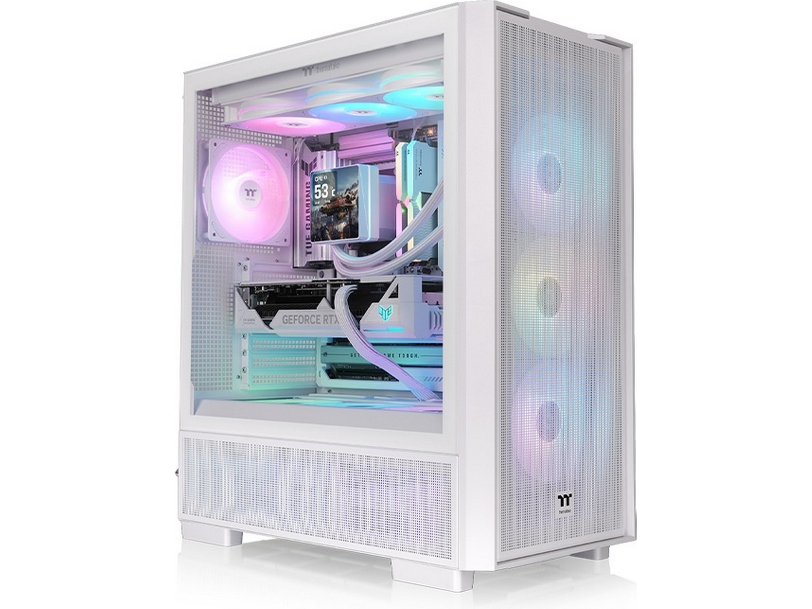 Thermaltake S380 TG ARGB Mid Tower (vit) Midi tower