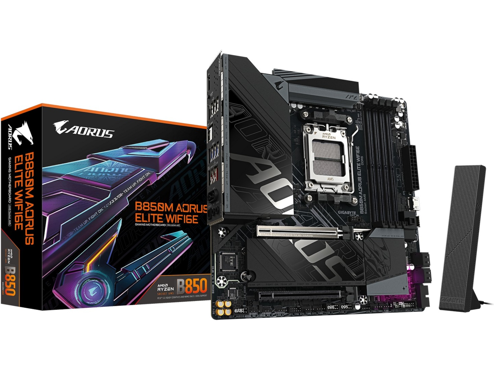 Gigabyte B850M AORUS ELITE WIFI6E Moderkort AMD Socket