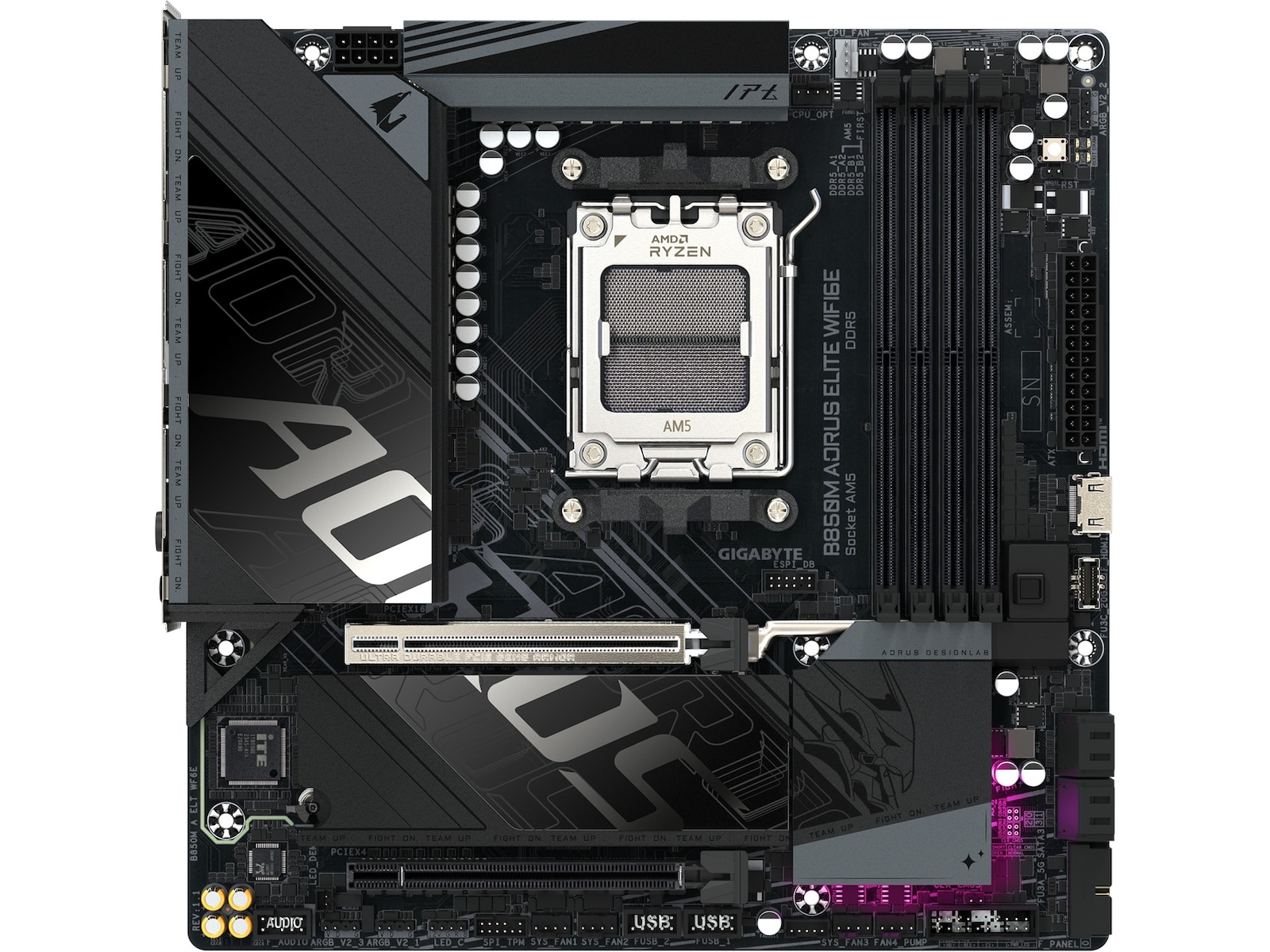 Gigabyte B850M AORUS ELITE WIFI6E Moderkort AMD Socket