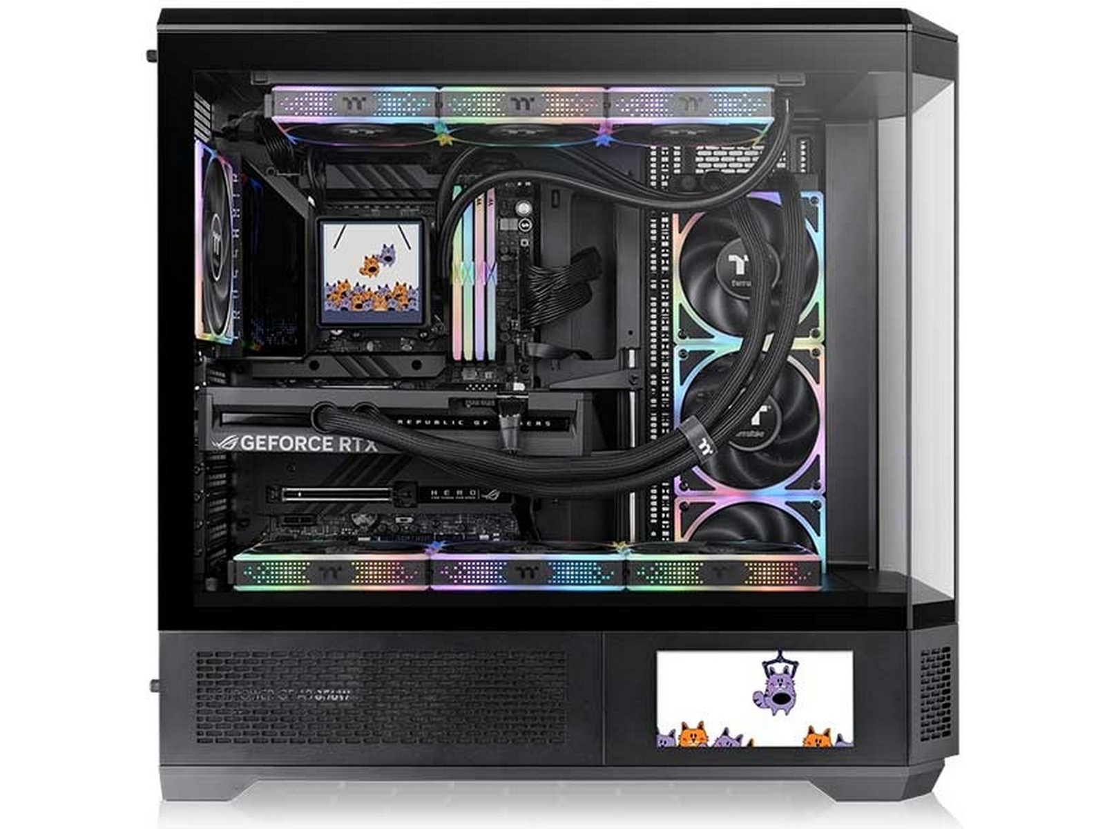 Thermaltake 6,0" LCD-panelkit för View 600 TG (svart) Tillbehör