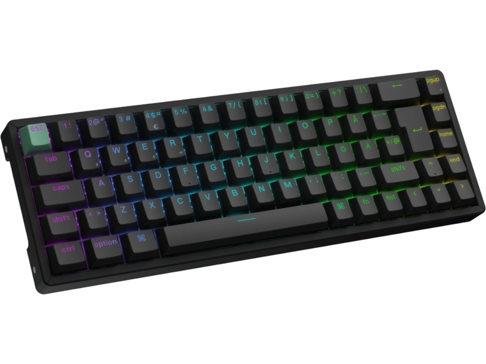Keychron K6 HE trådlöst gamingtangentbord (svart) Gamingtangentbord